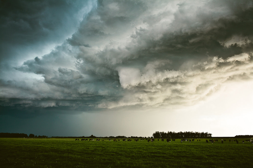 Clouds before the storm in New Zealand image - Free stock photo