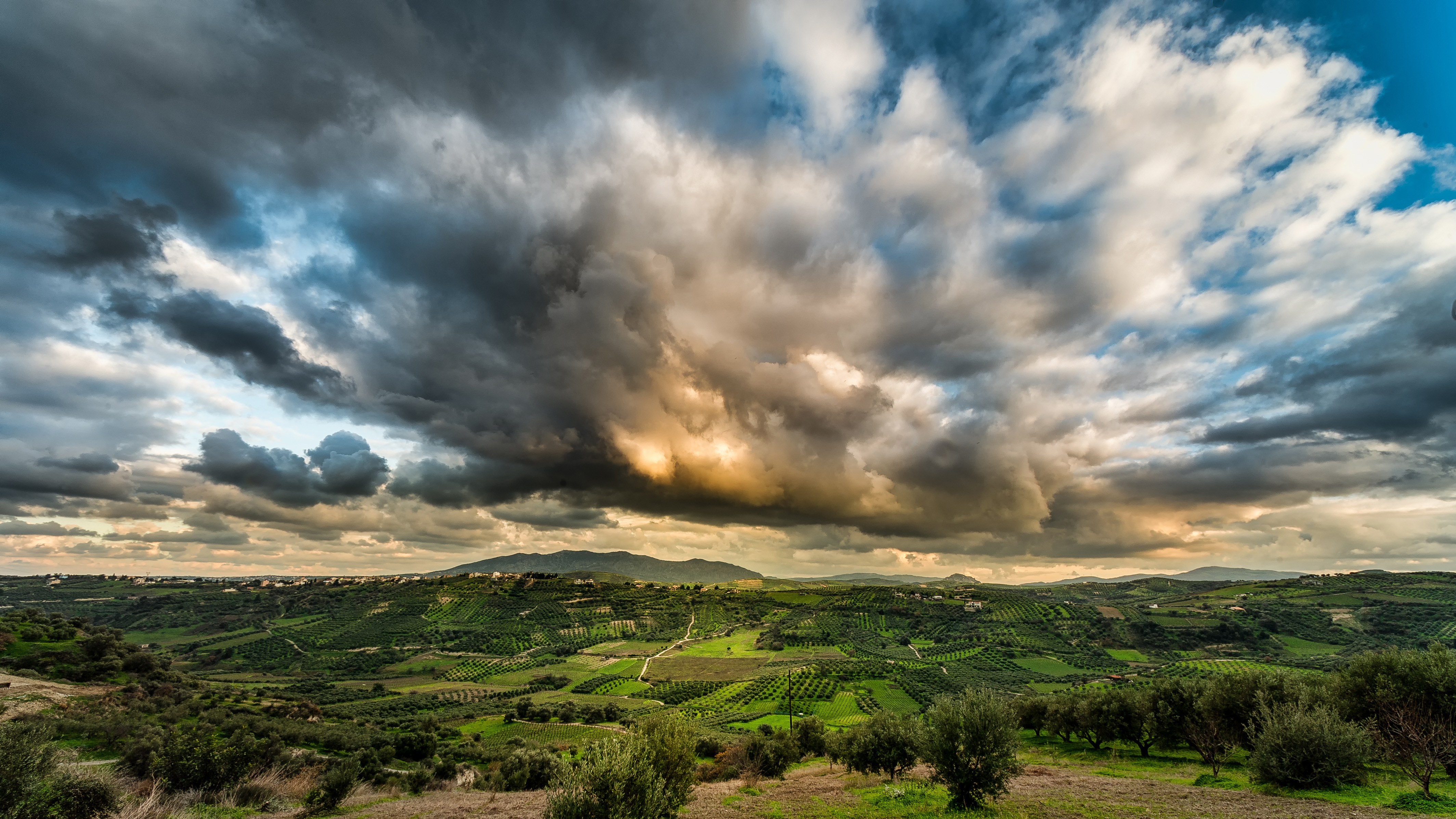 Dramatic Clouds And Skies Over Orchards And Farms Image Free Stock Photo Public Domain Photo Cc0 Images