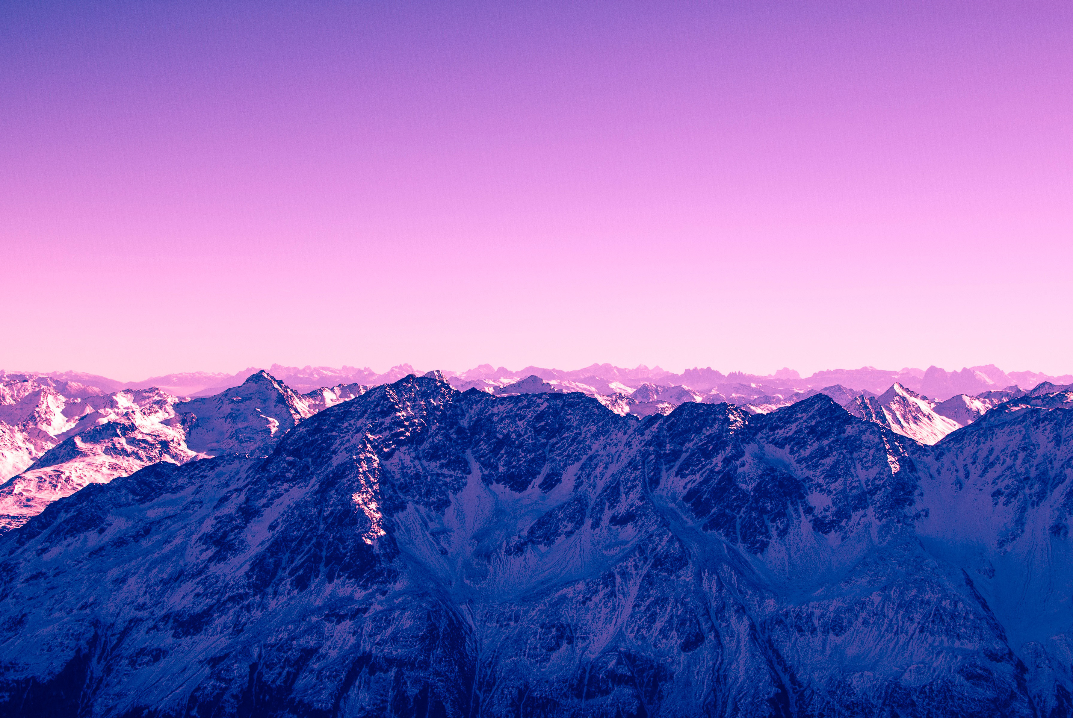 Mountain Landscape Under Purple Sky Image Free Stock Photo Public Domain Photo Cc0 Images