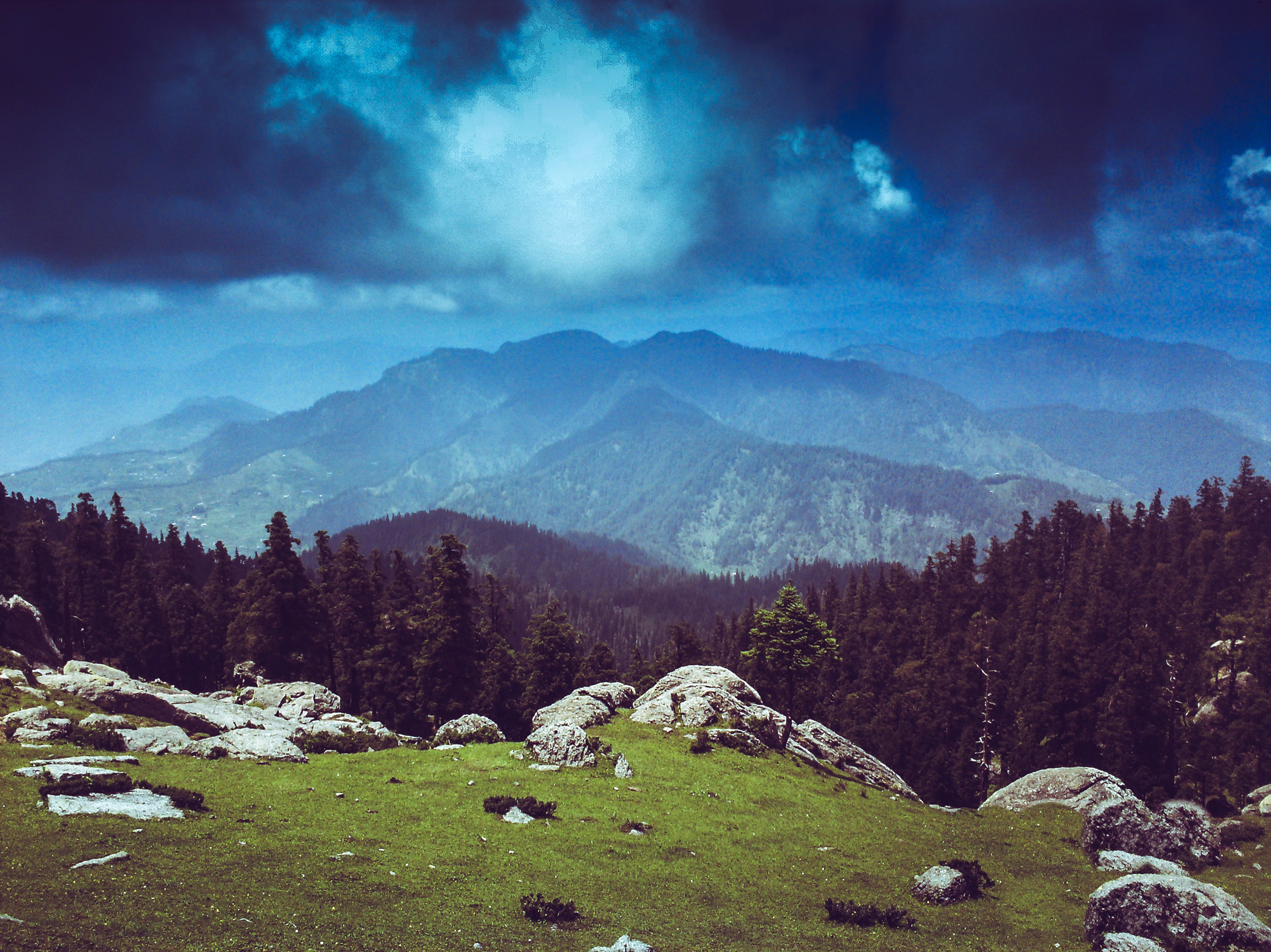 Mountains Landscape With Clouds And Sky Image Free Stock Photo