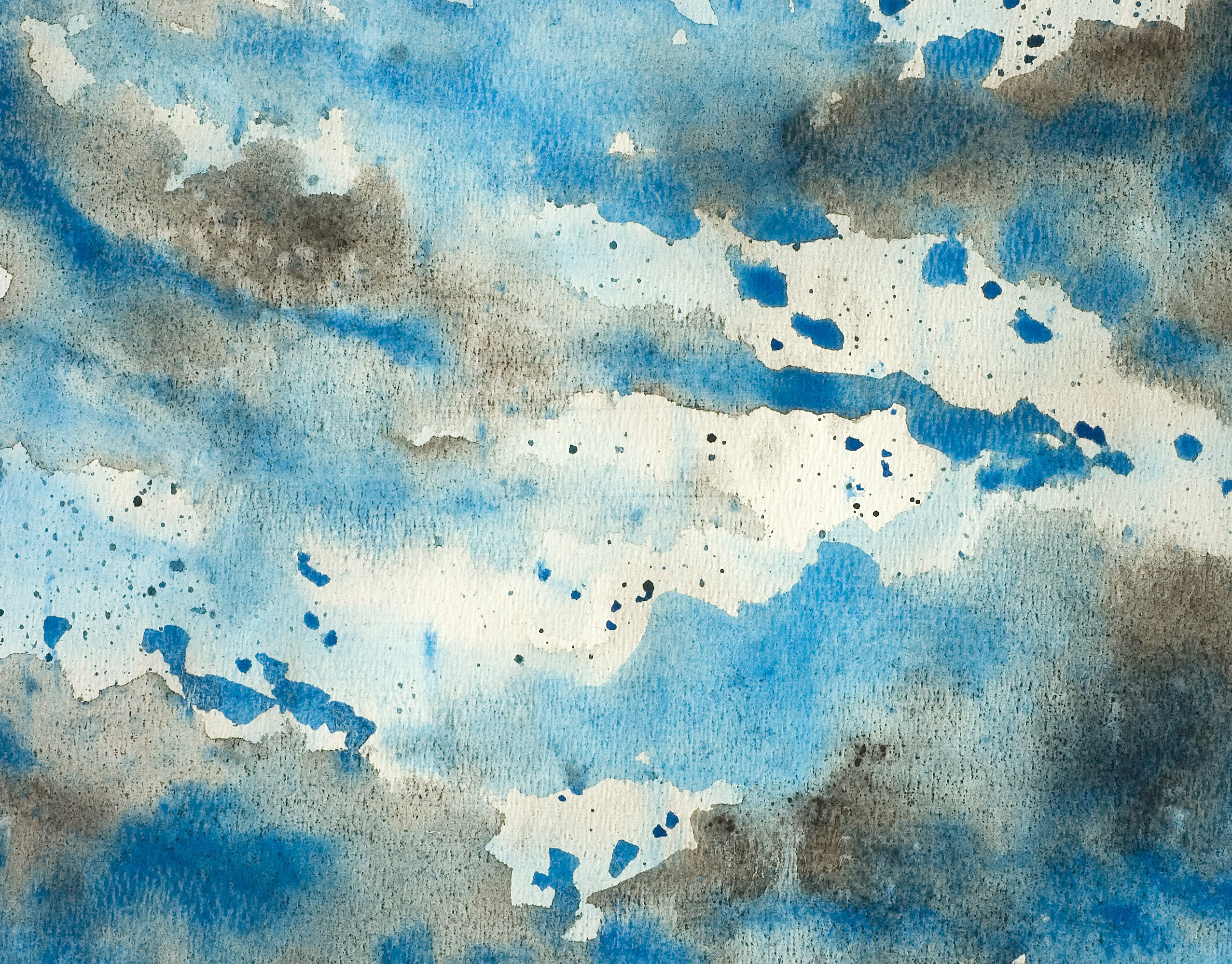 Blue Watercolor Background Image Free Stock Photo Public Domain