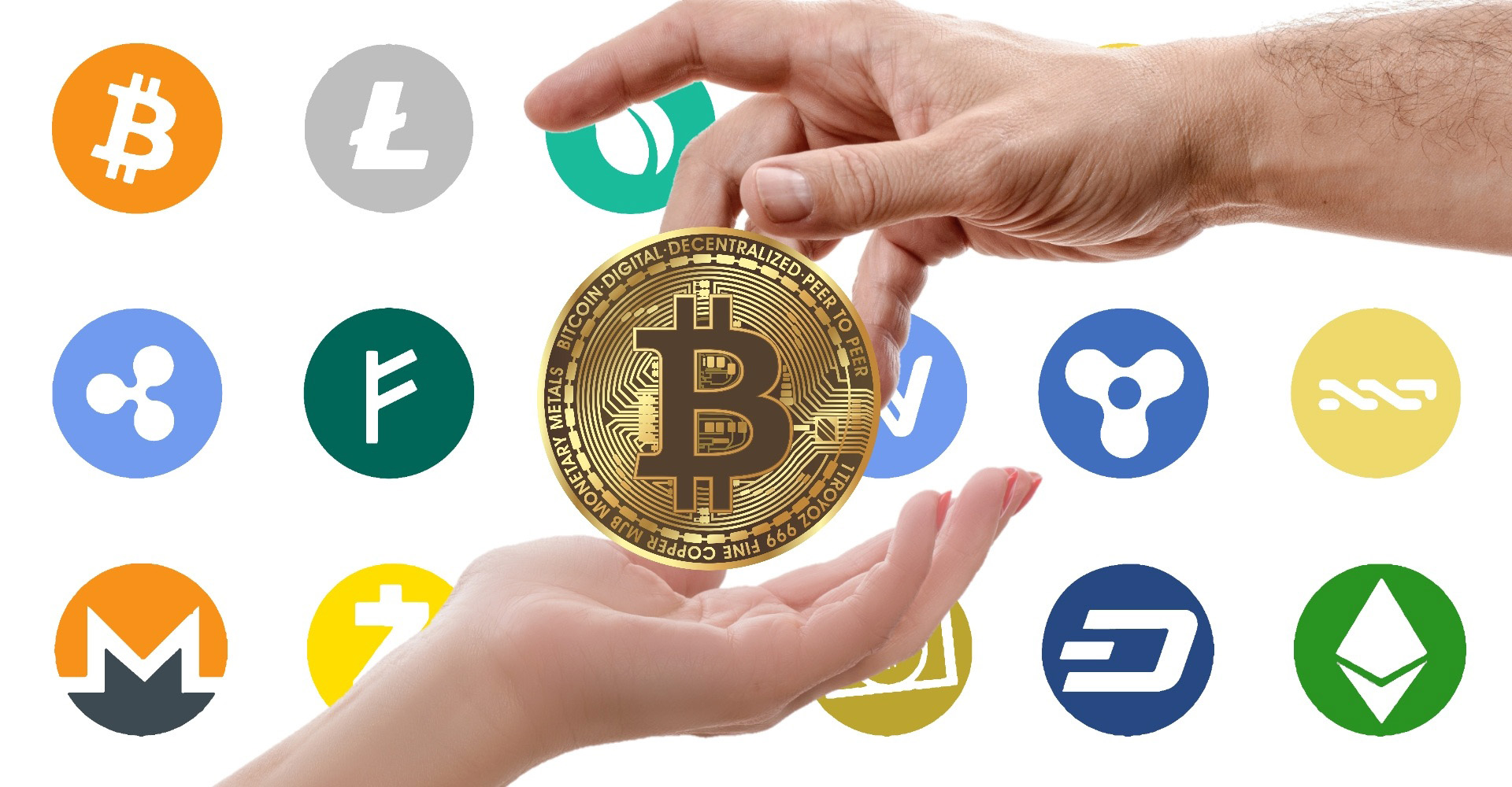 Bitcoin and other cryptocurrency exchange image - Free ...