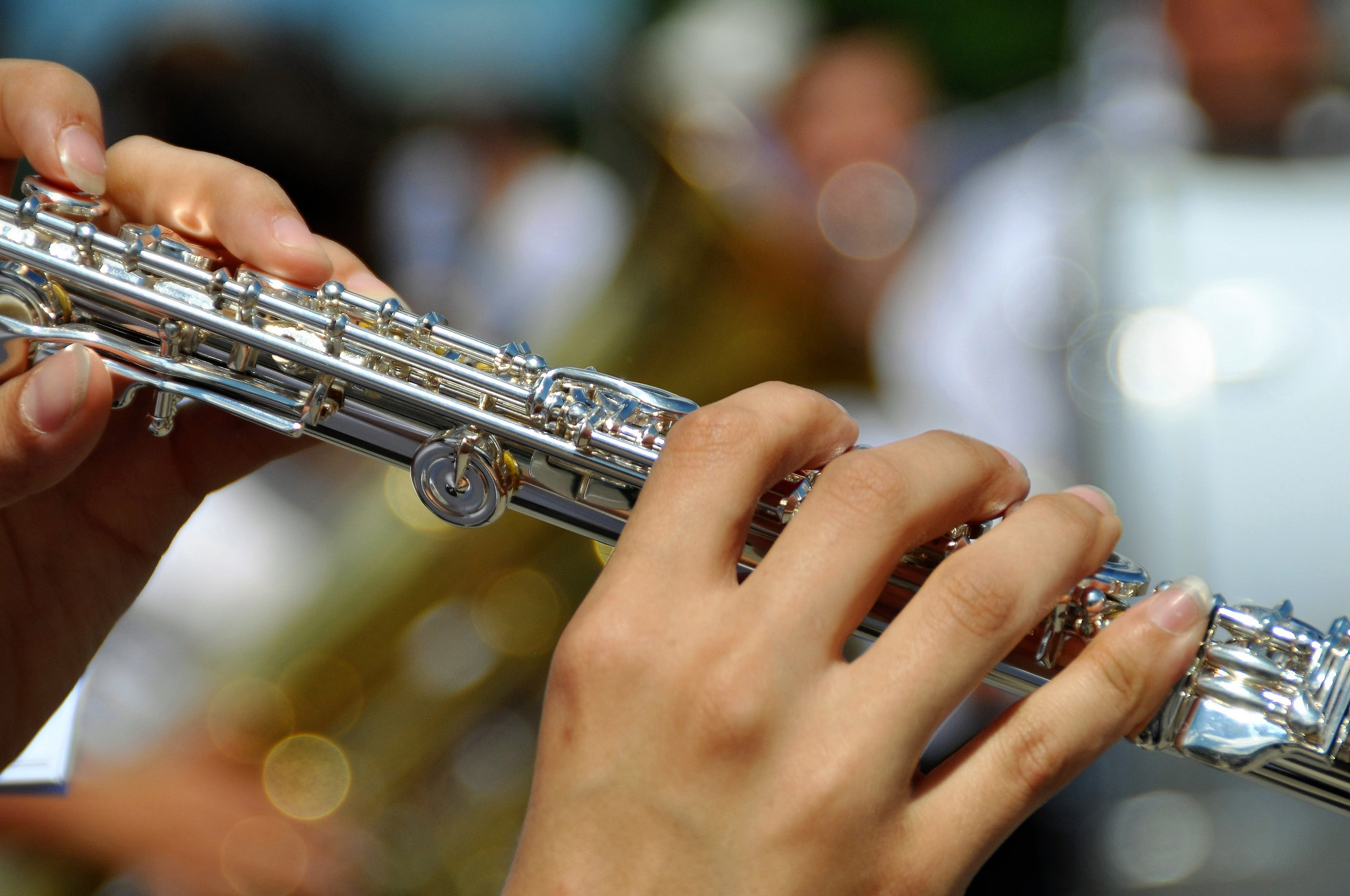 Hands playing Flute image - Free stock photo - Public Domain photo