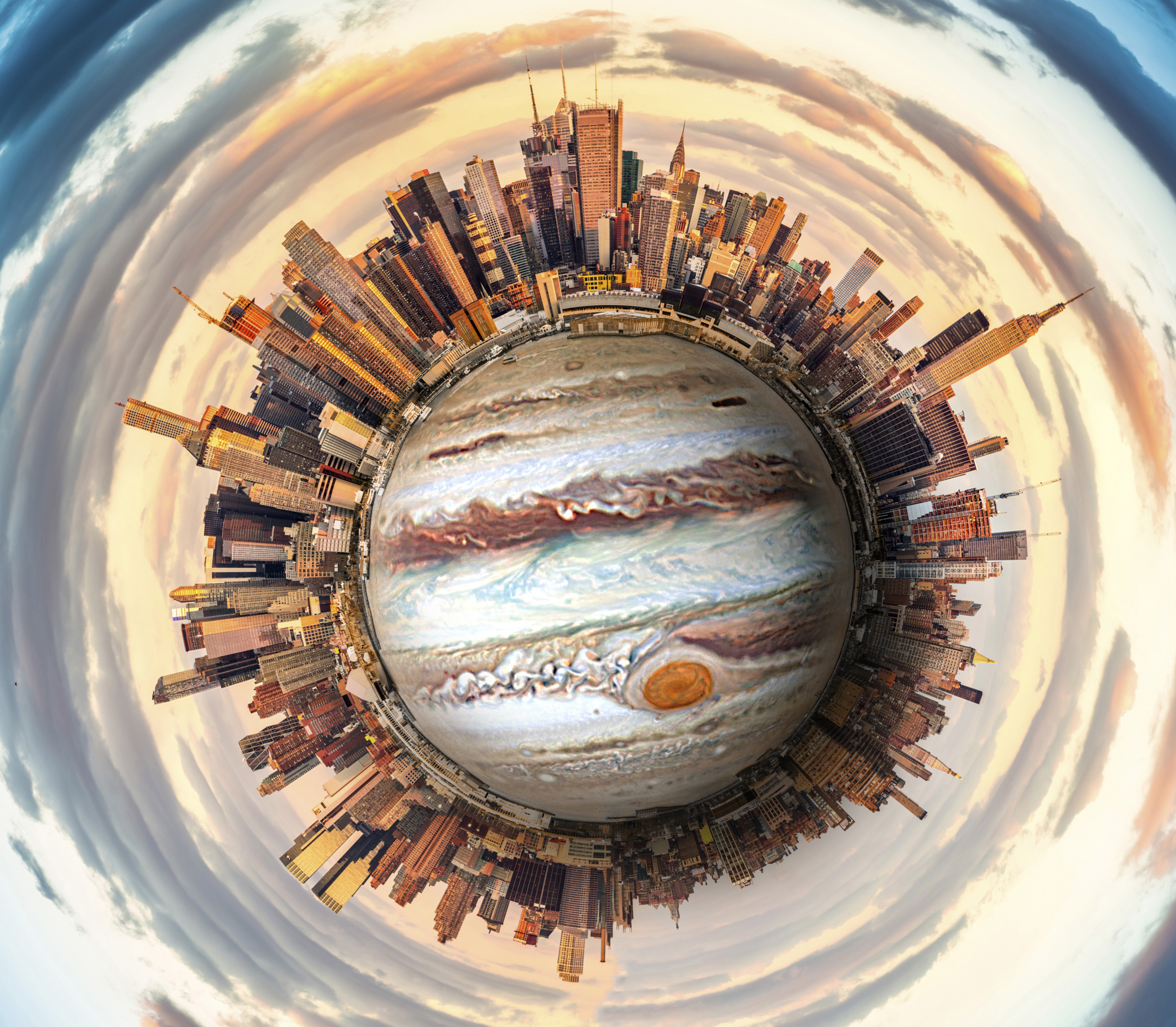 New York City on Jupiter image - Free stock photo - Public Domain ...