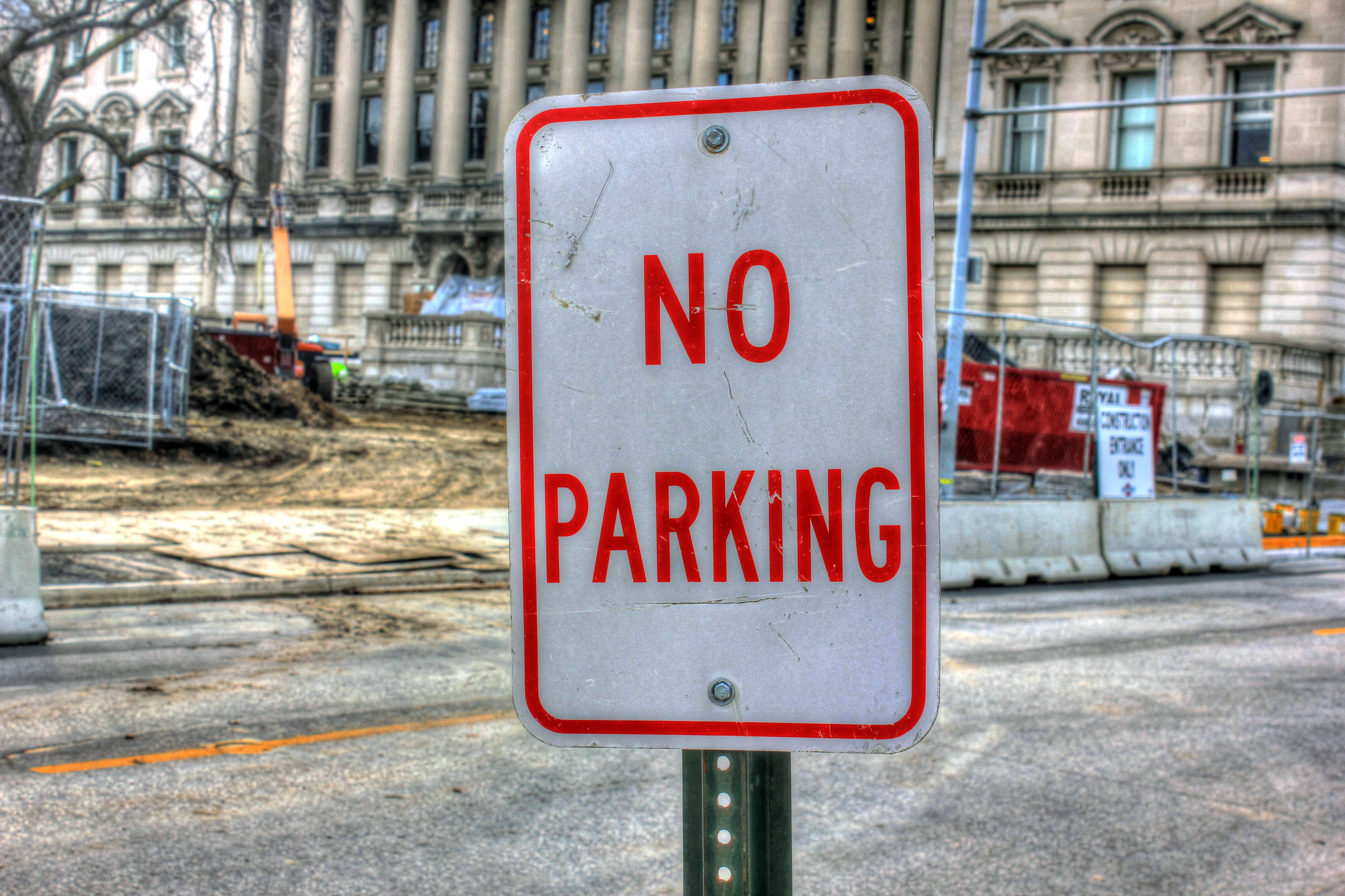No Parking Sign Malaysia Accuform Signs 18 X 12 Reflective
