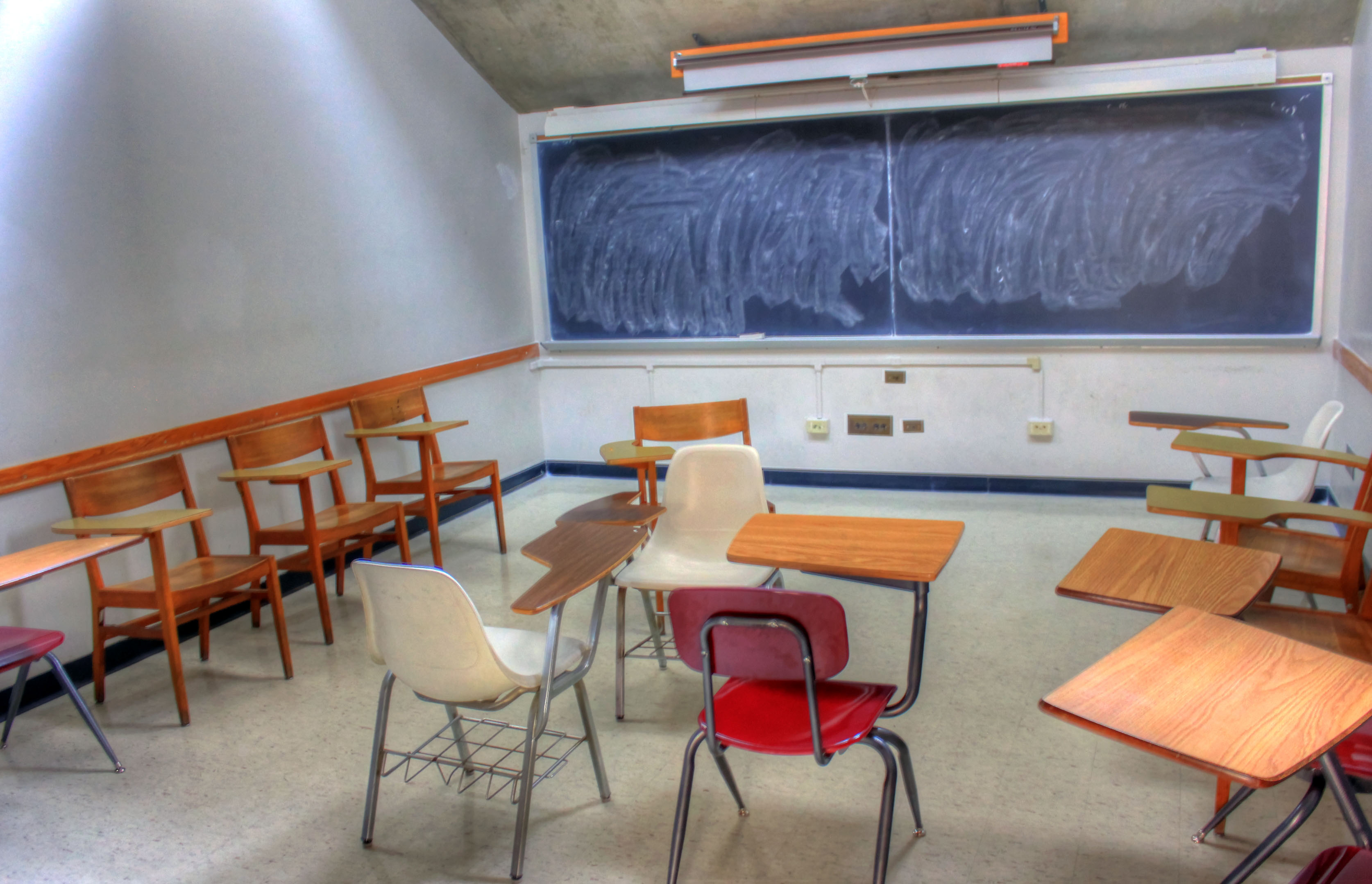 Classroom And Blackboard Image Free Stock Photo Public Domain Photo