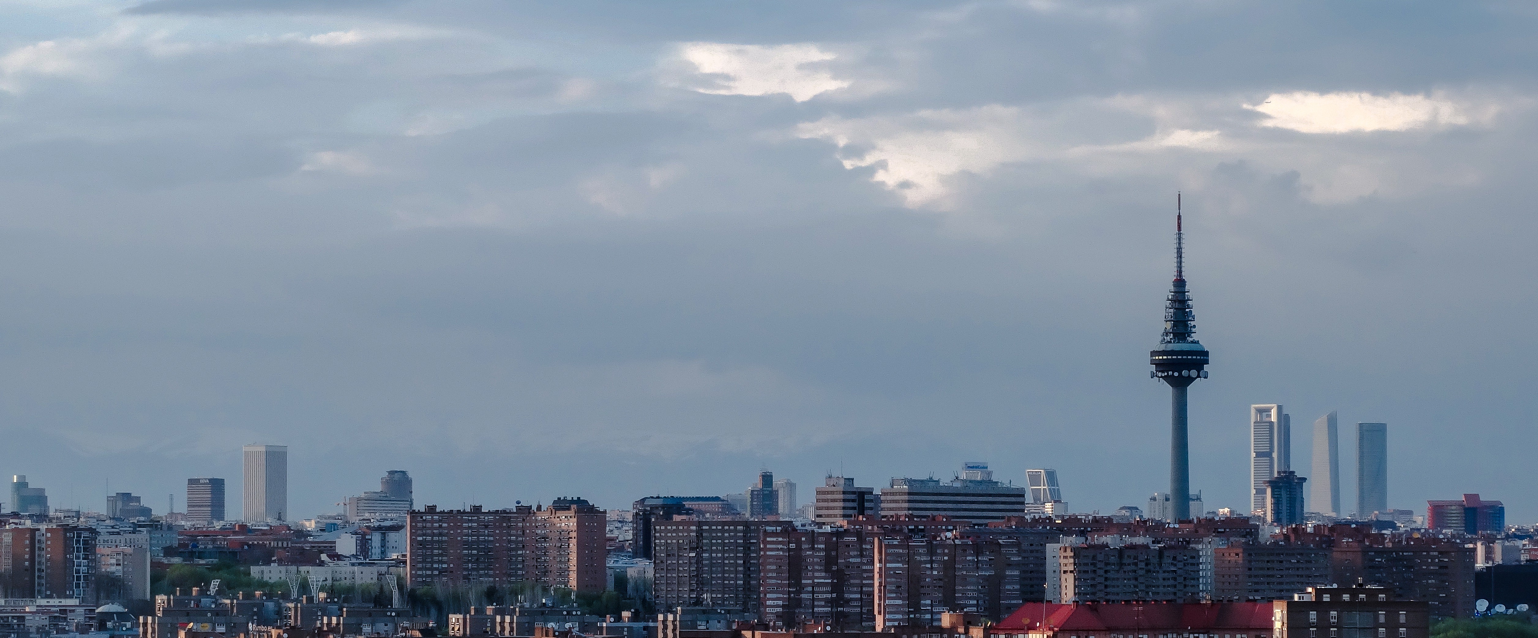 Skyline of Madrid, Spain image - Free stock photo - Public ...