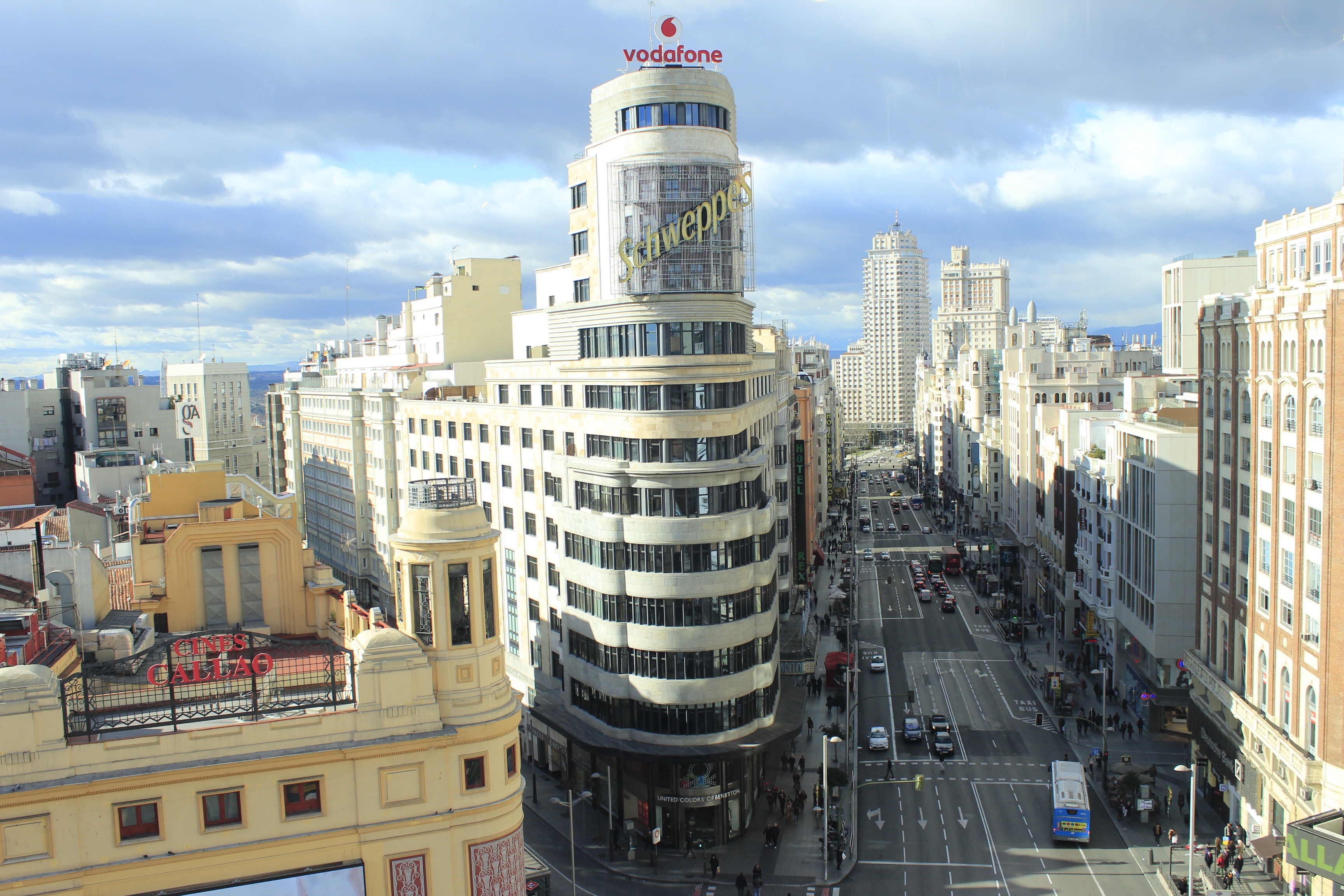 Streets and towers of Madrid image - Free stock photo - Public Domain photo - CC0 Images