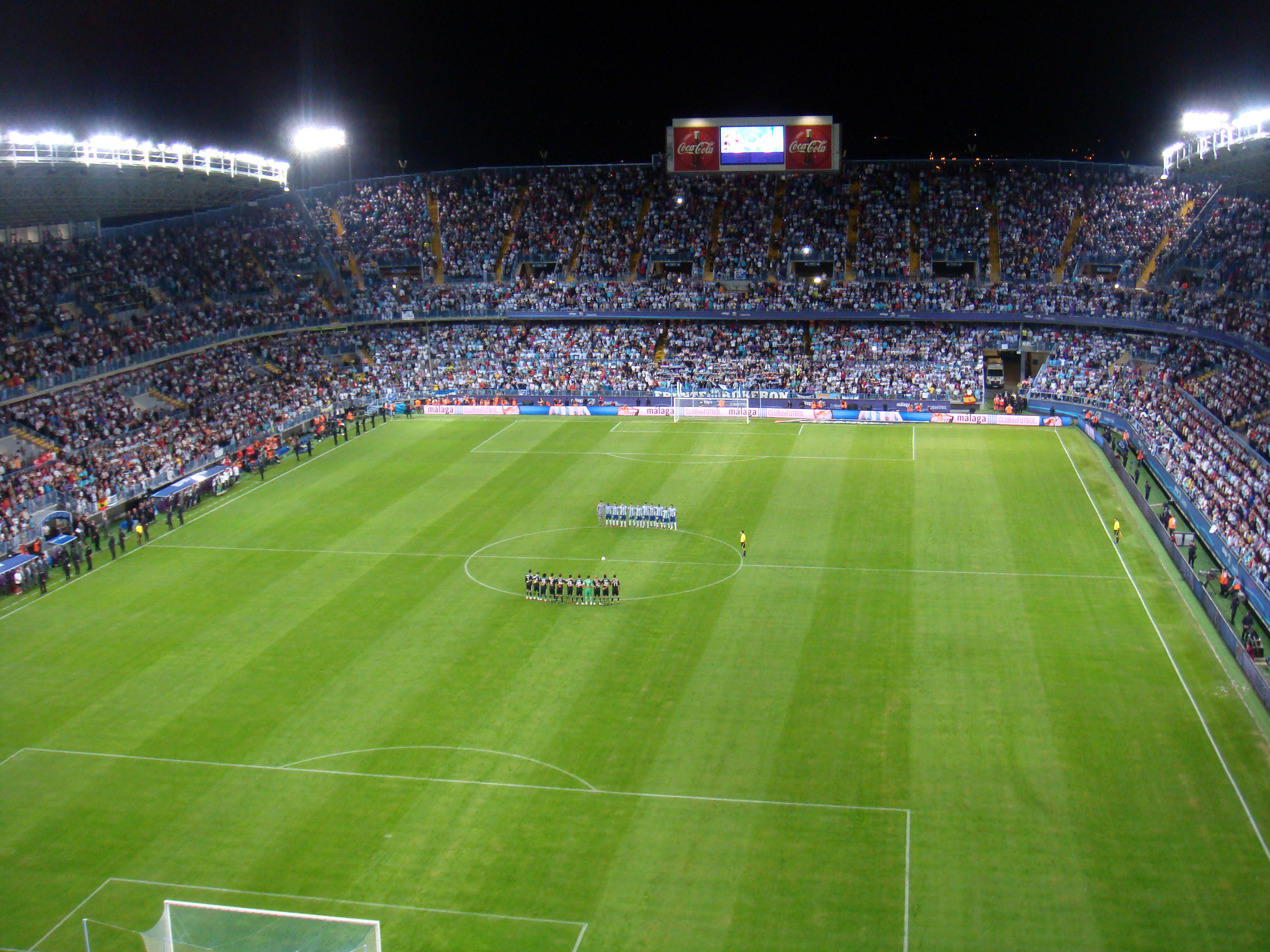 La Rosaleda stadium in Malaga, Spain image - Free stock ...