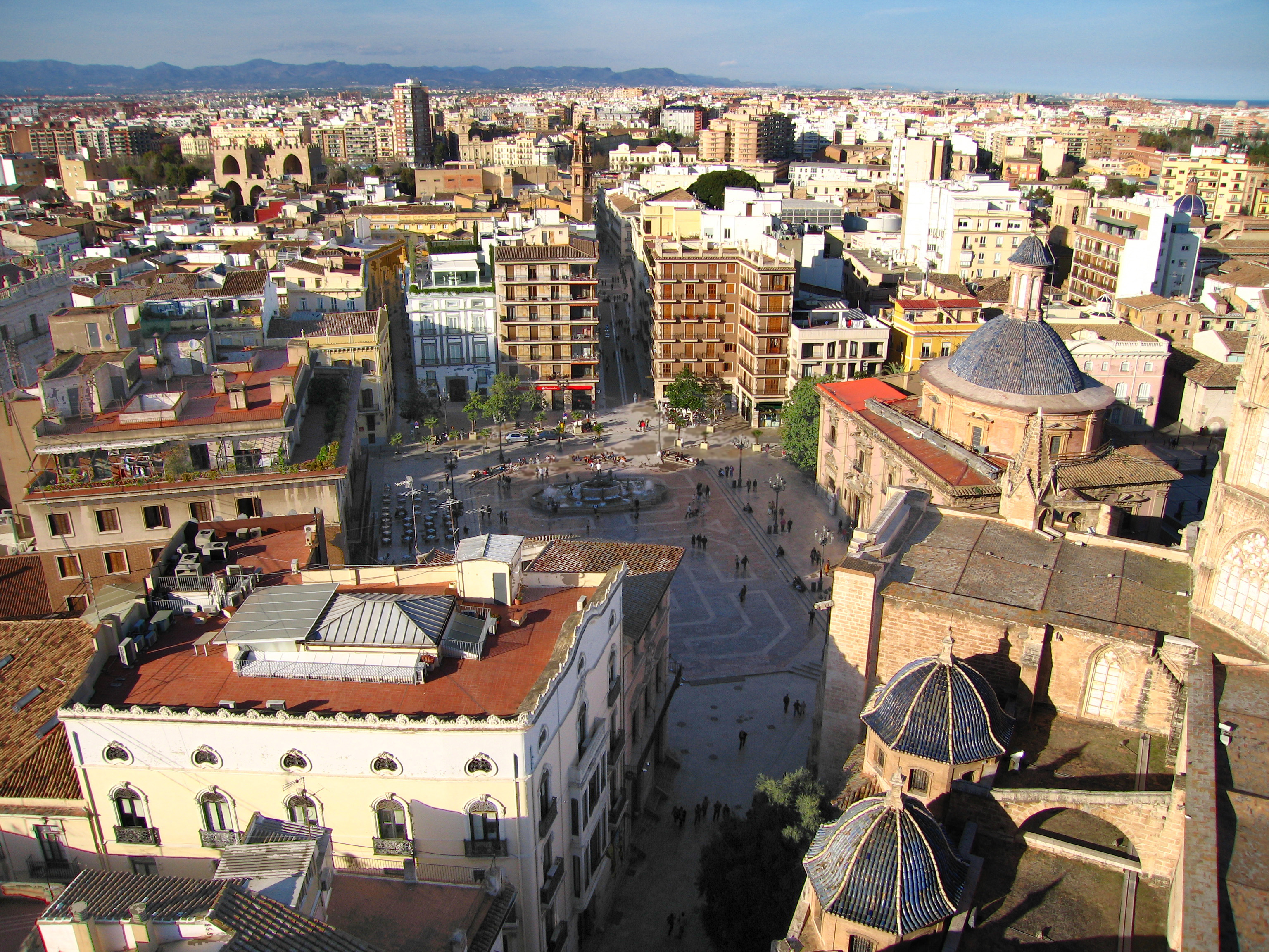 Vista aérea de Valencia