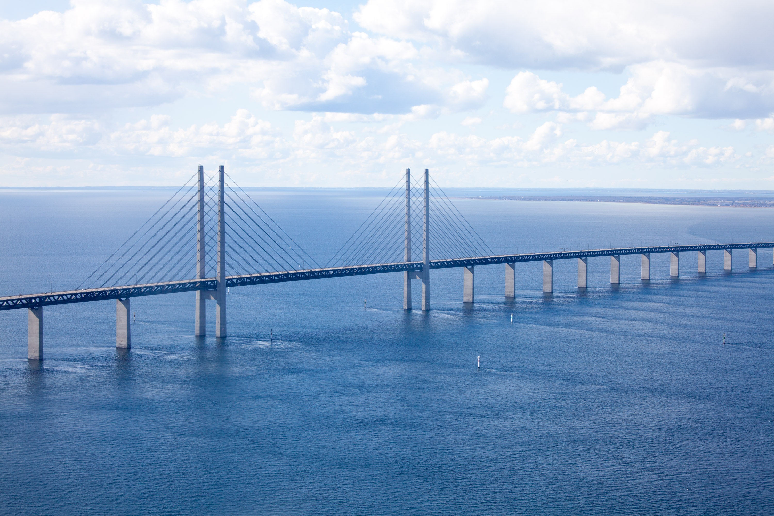 Øresund Bridge to Copenhagen image Free stock photo Public Domain