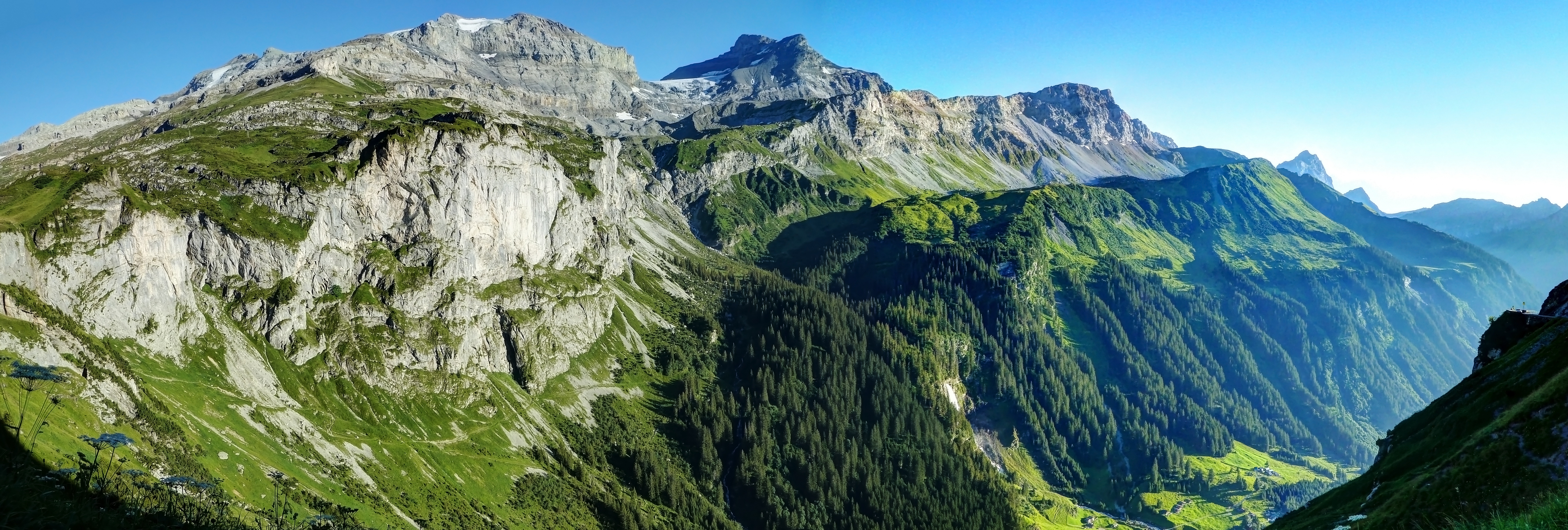 Beautiful Mountain landscape in the Swiss Alps image - Free stock photo
