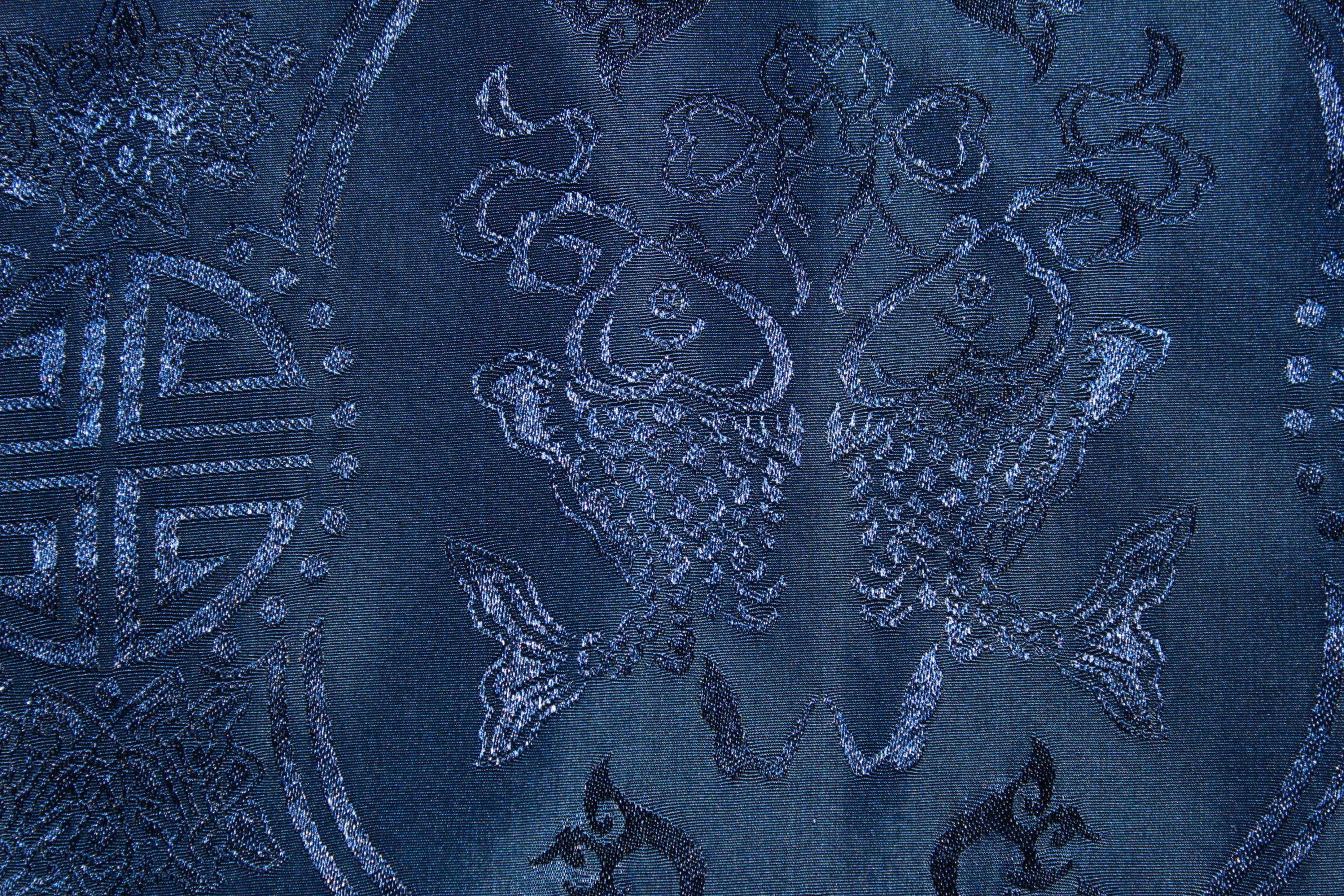 Blue Chinese traditional Fabric image - Free stock photo - Public
