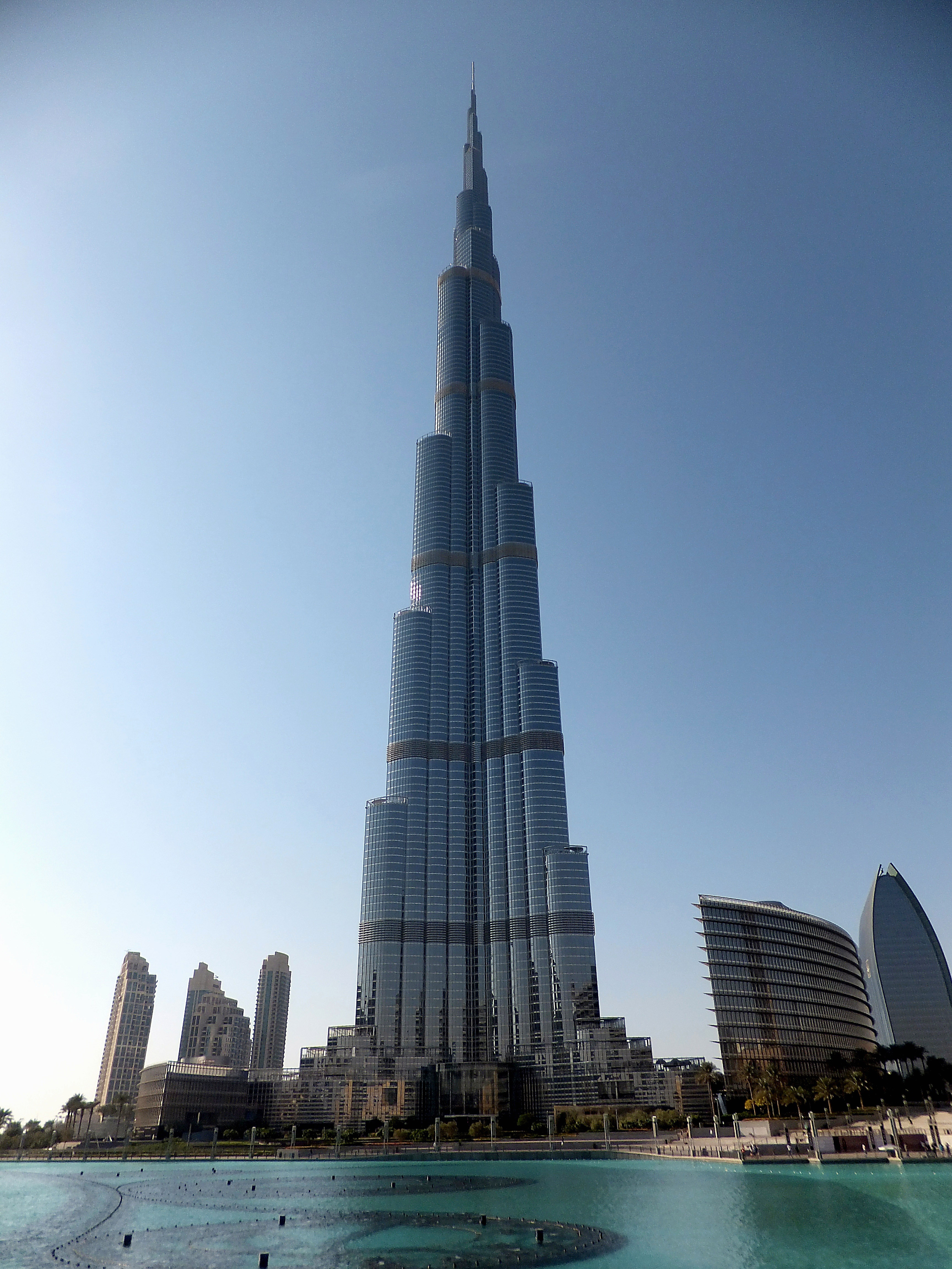 The tallest building in the world, Burj Khalifa in Dubai ...