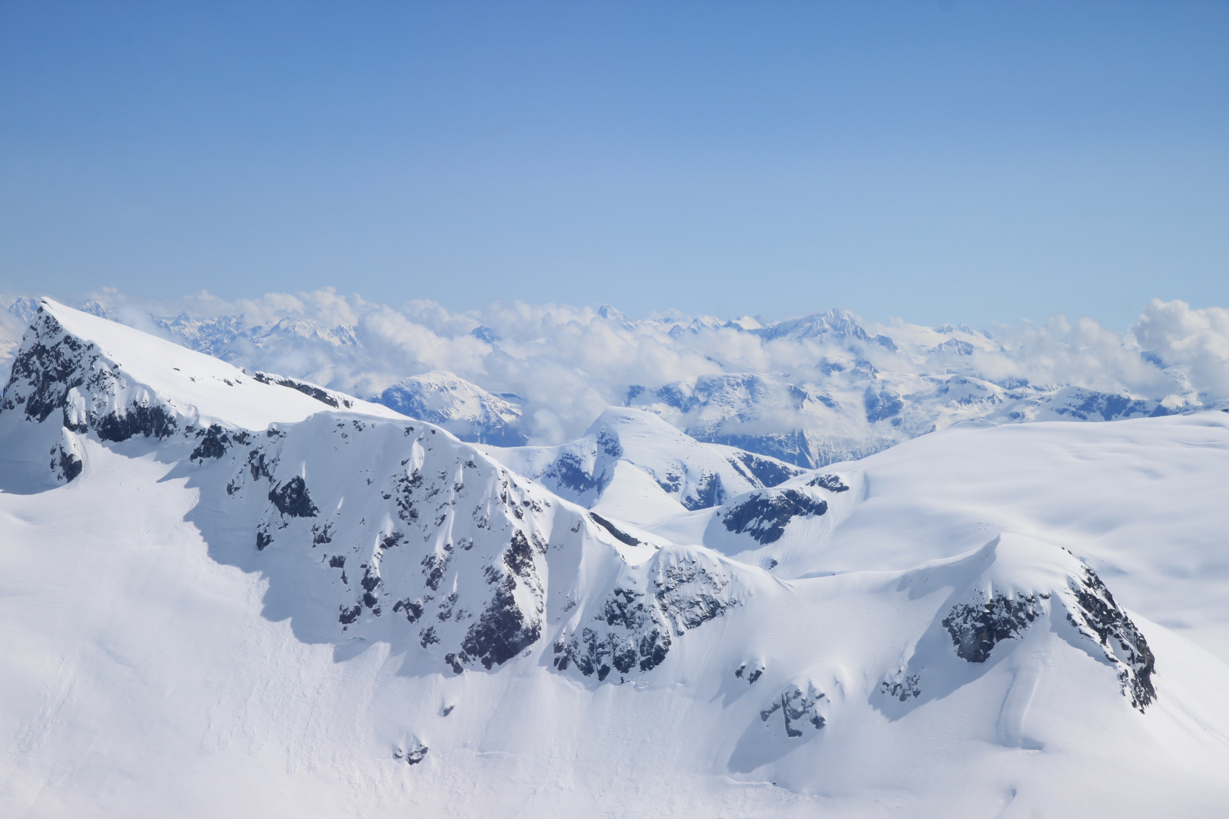 snowy mountain top