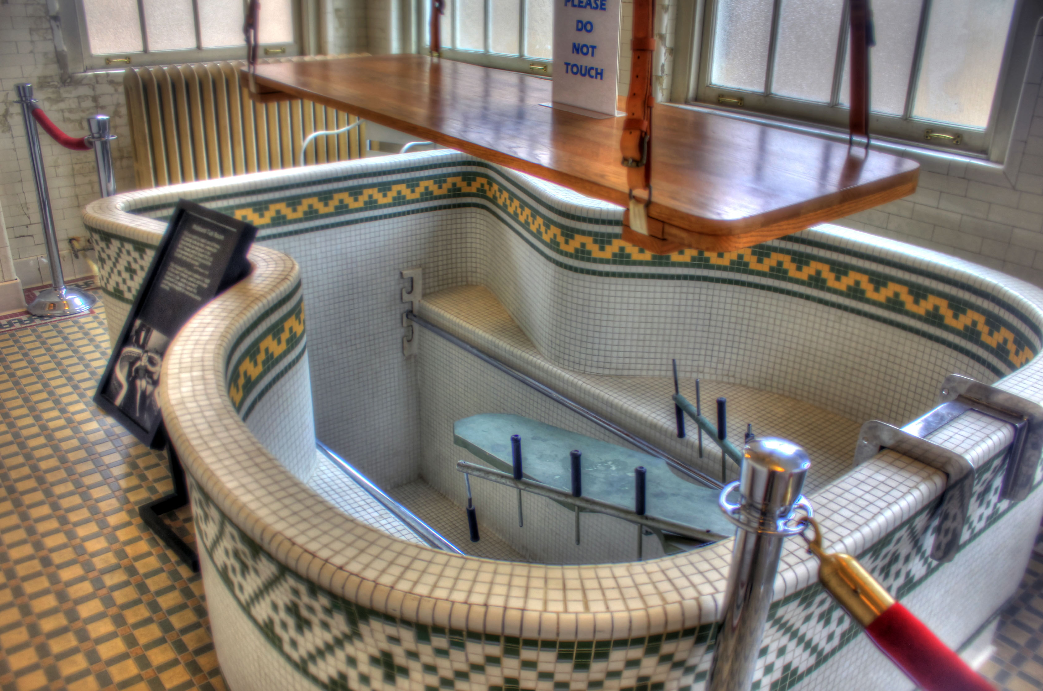 bathtub in bathing house