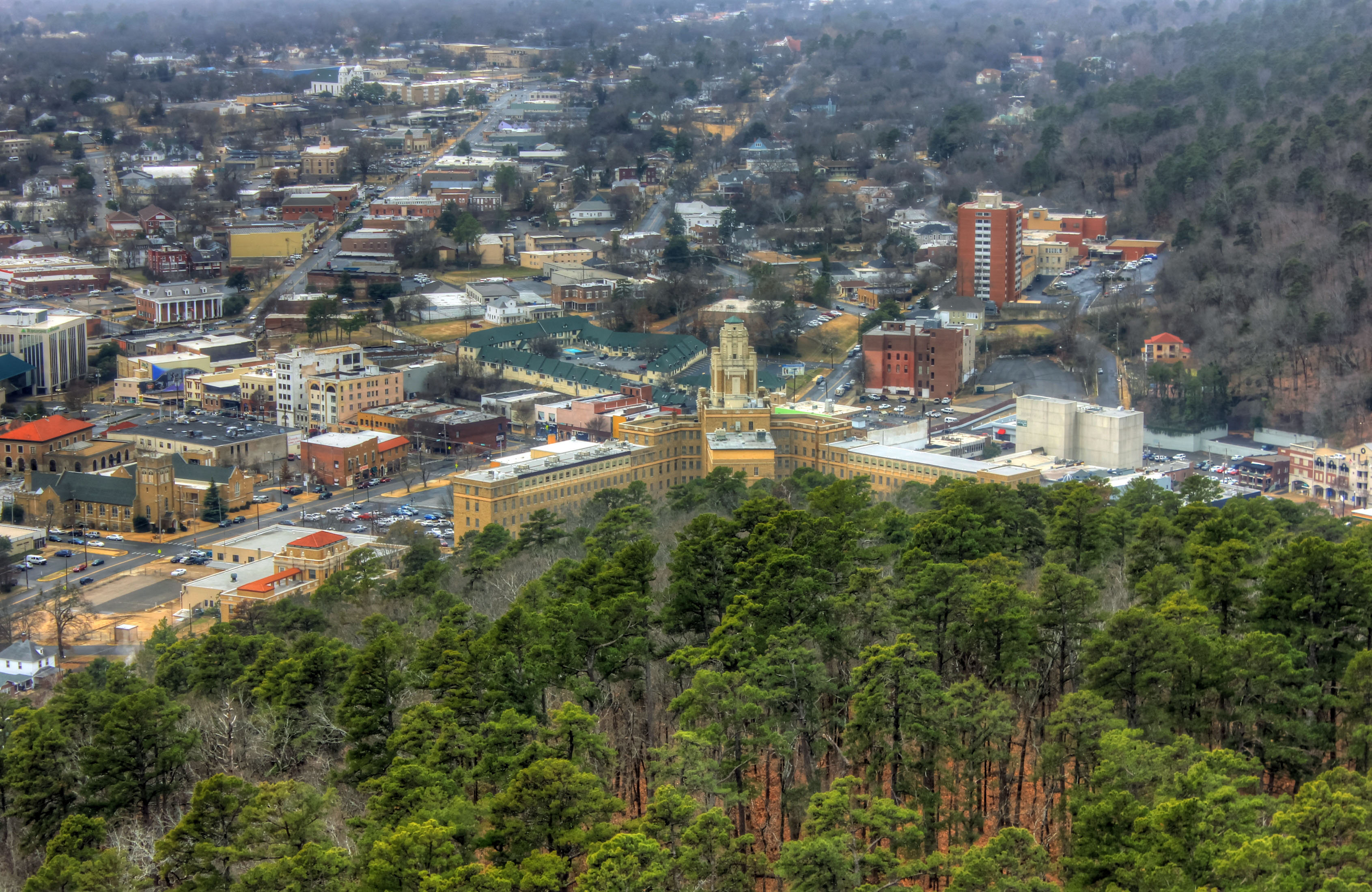 Town from observation tower