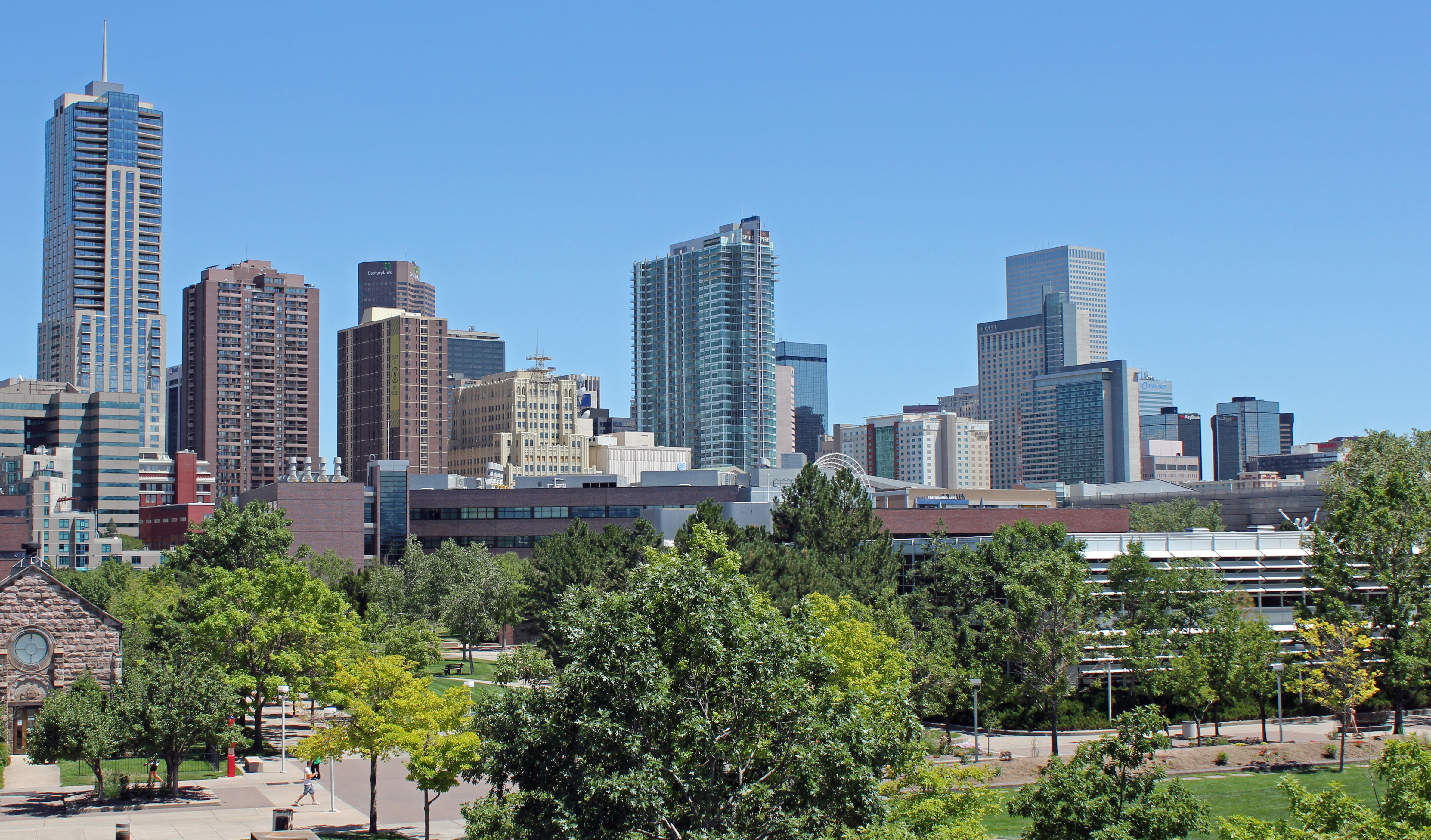 Daytime Skyline of Downtown Denver, Colorado image Free stock photo