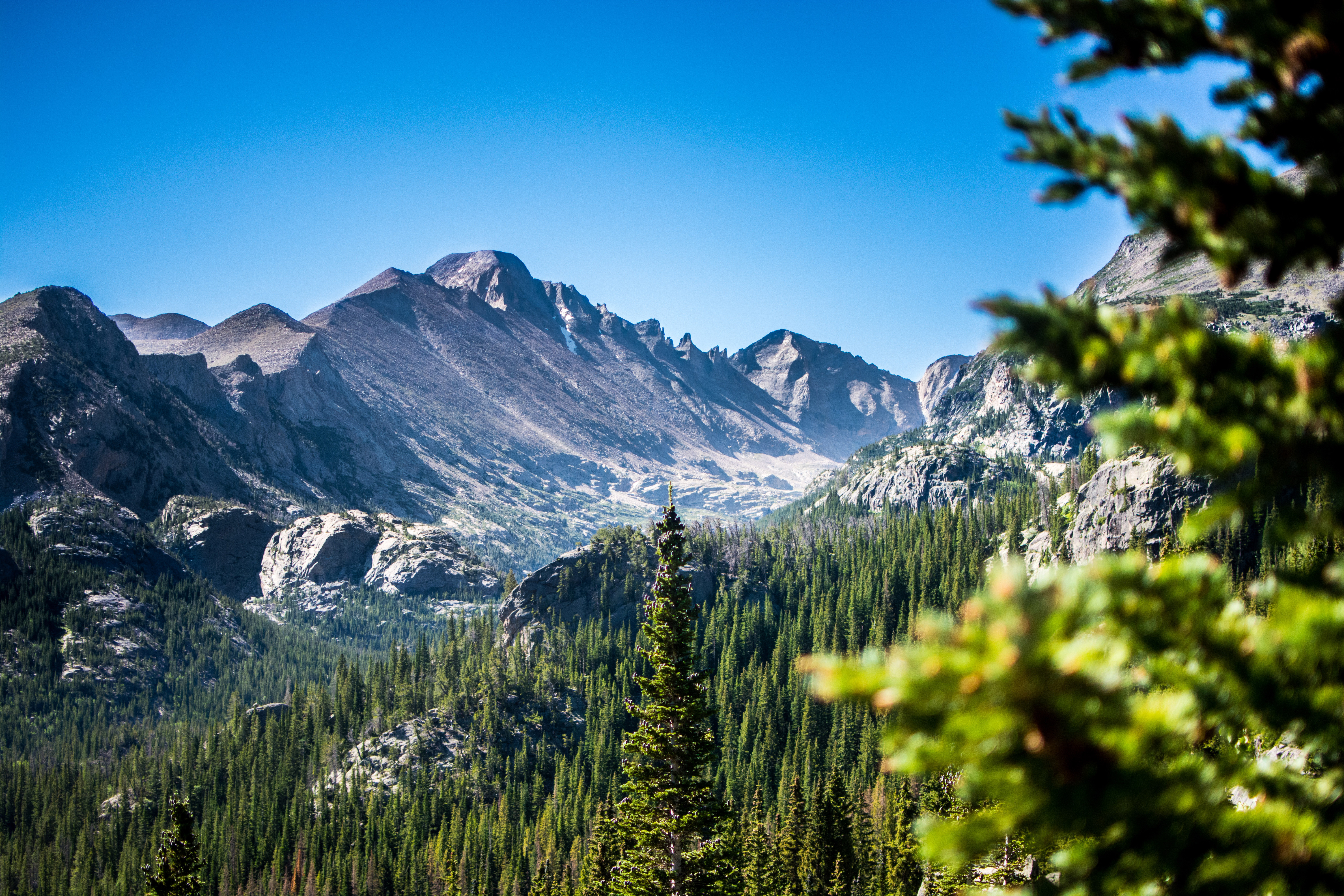 Beautiful Landscape of Rocky Mountains National Park, Colorado image ...