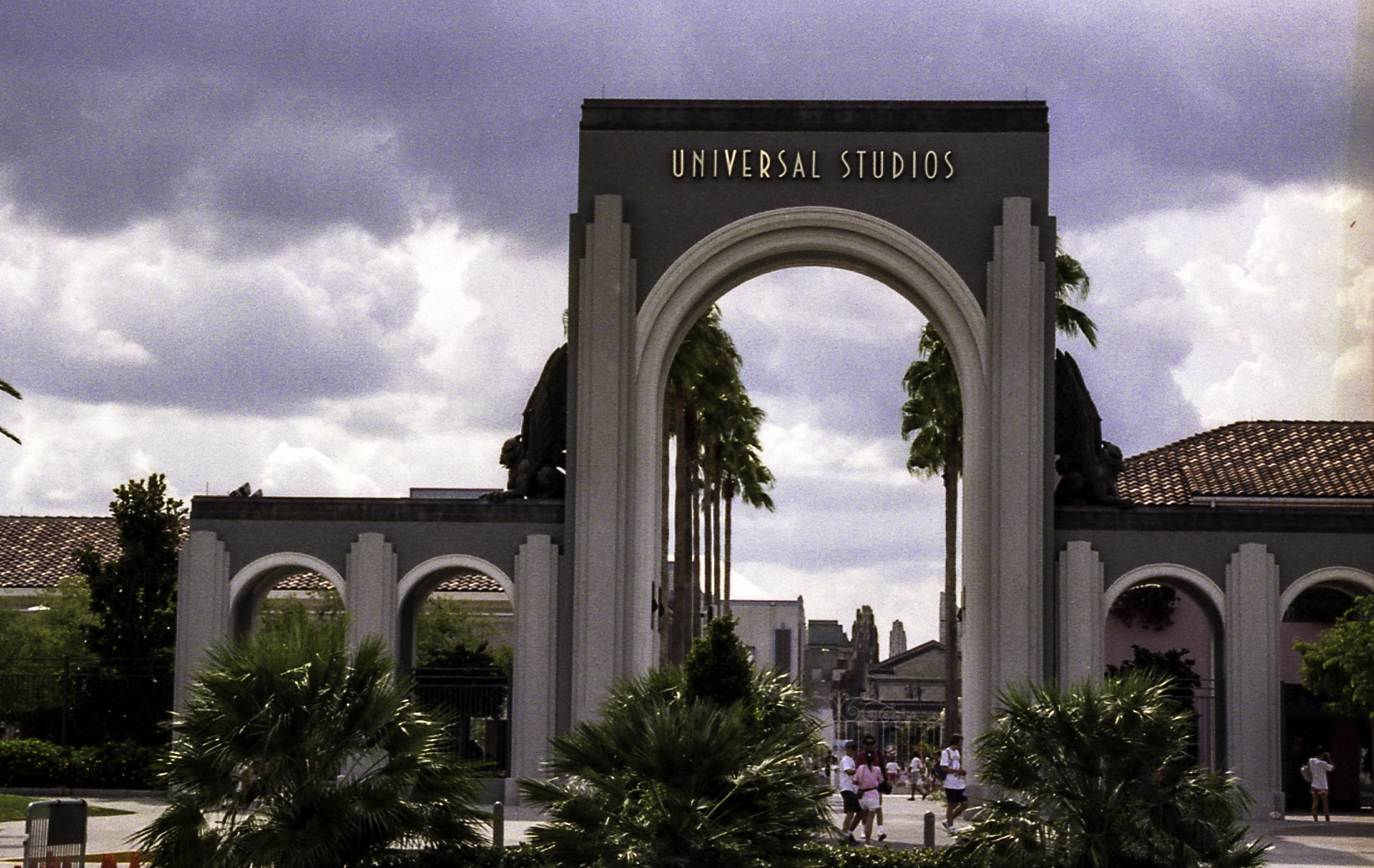 The original entrance to the theme park at Universal Studios in Orlando