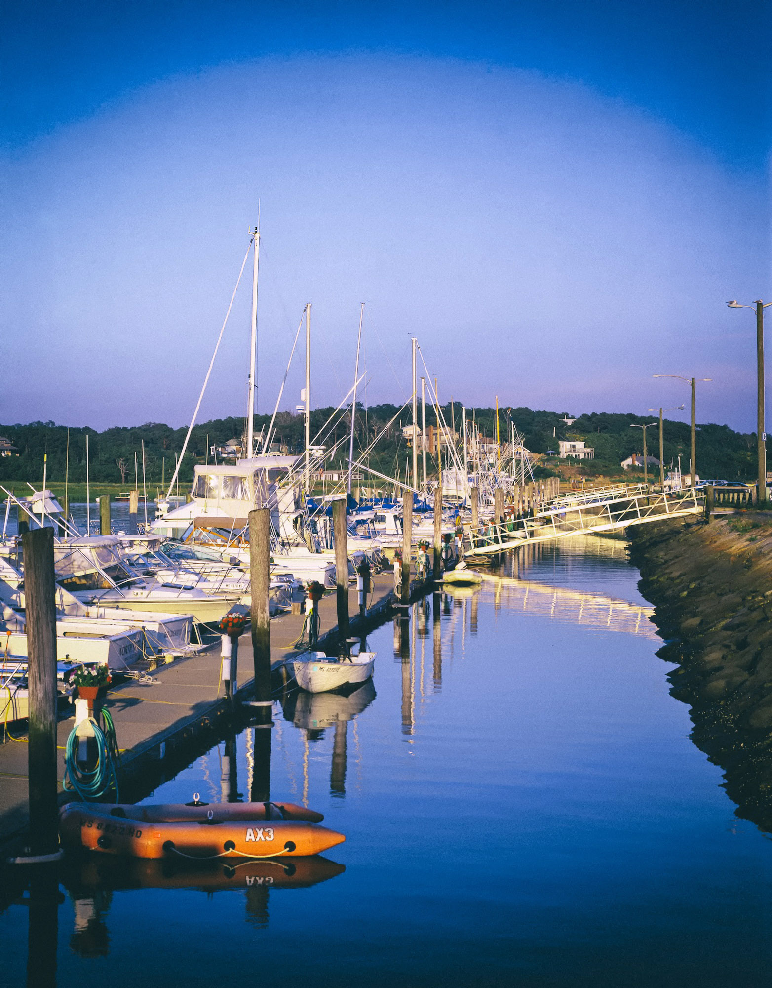 Harbor full of boats at Cape Cod, Massachusetts image - Free stock