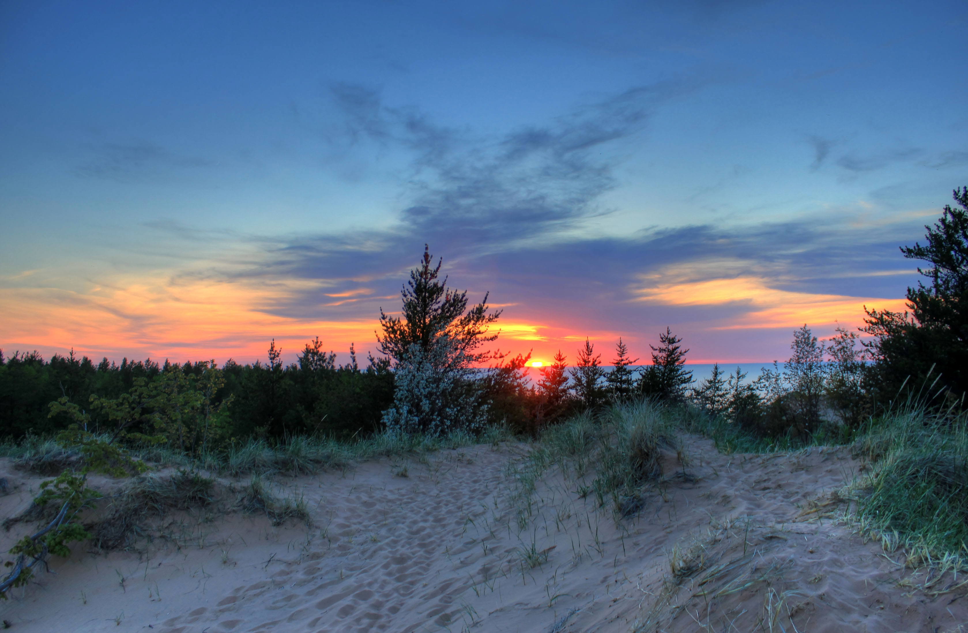 Sunset over the Dunes