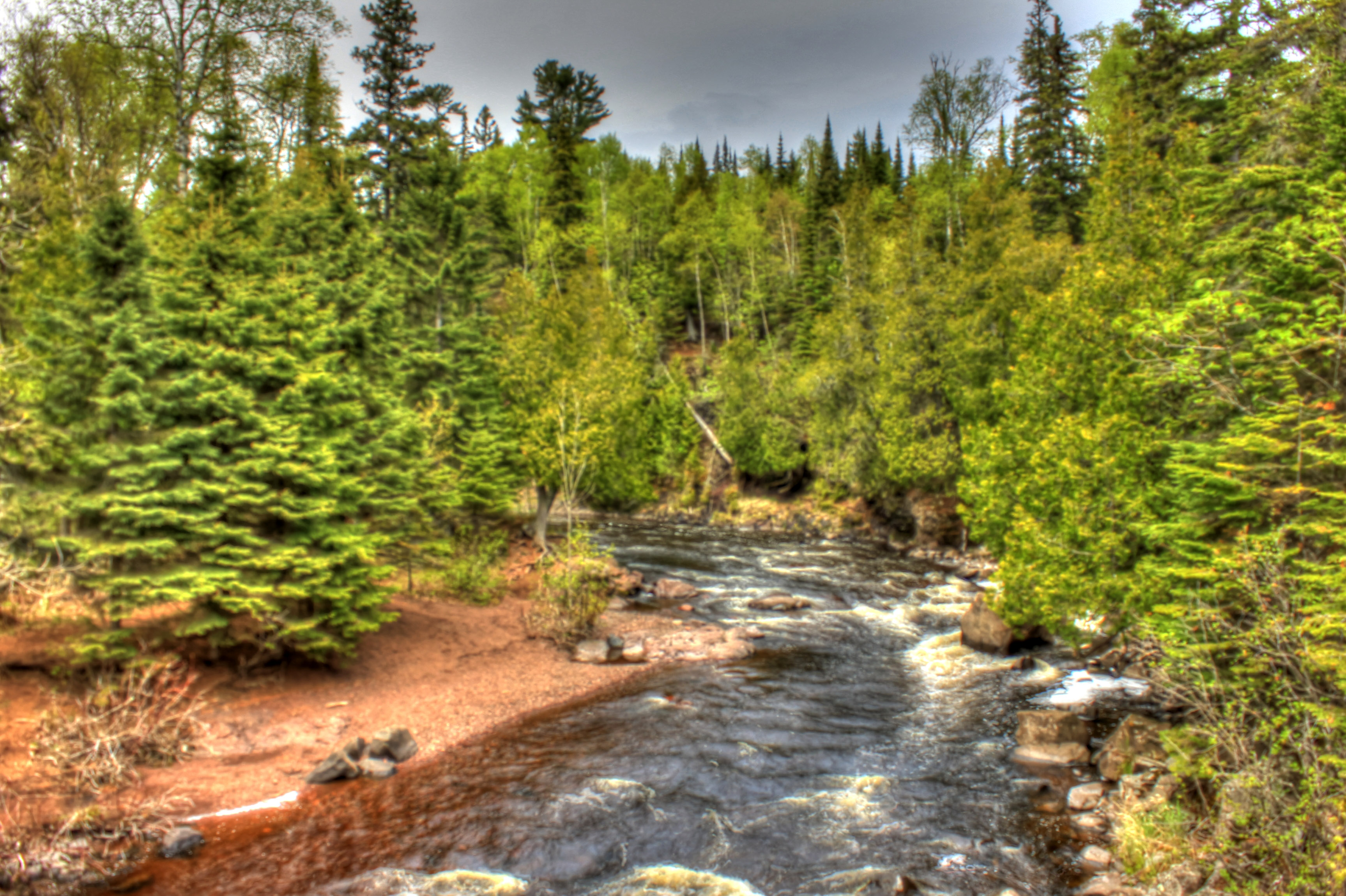 Scenic Riverway At Cascade River State Park Minnesota Image Free