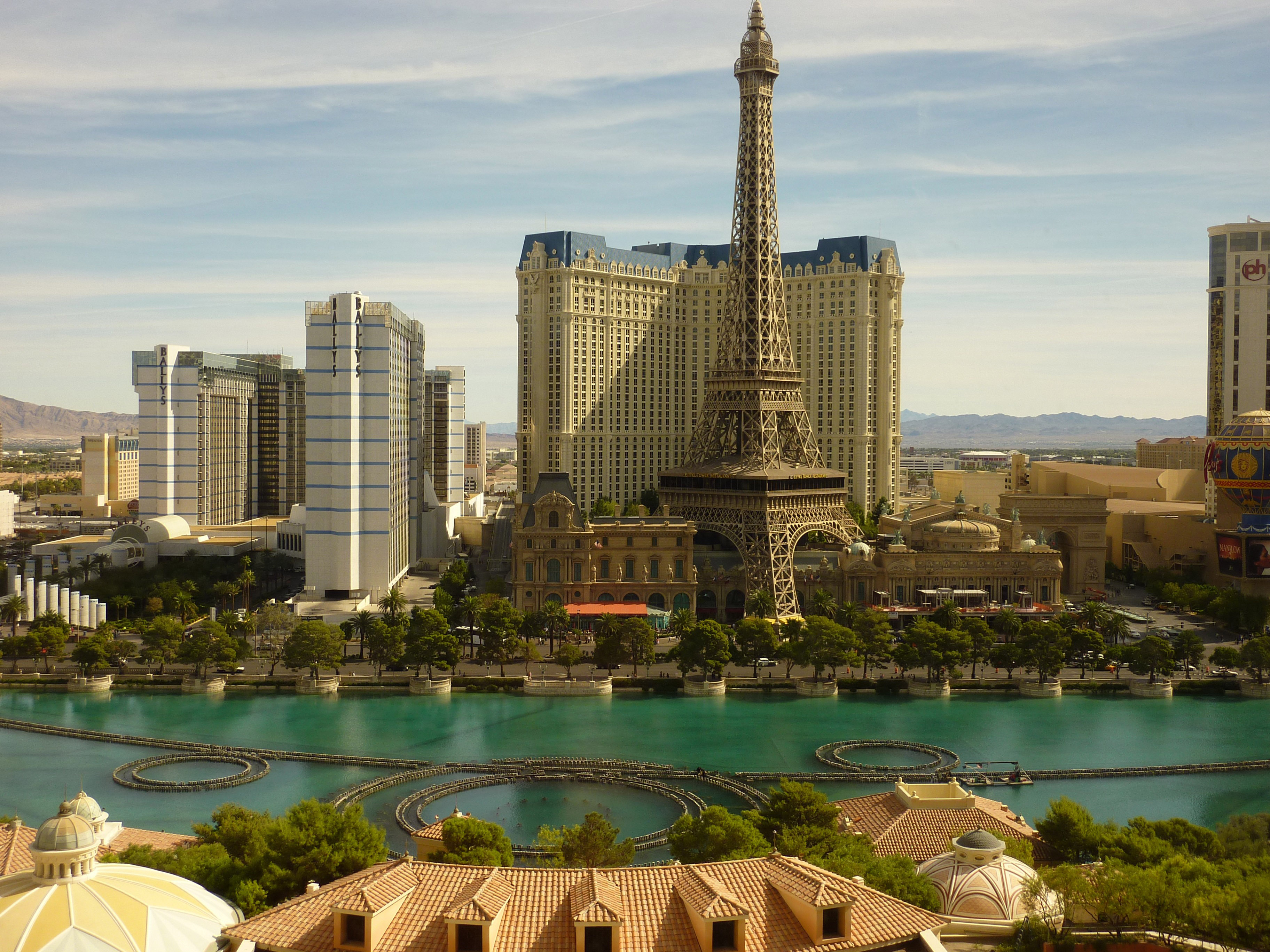 The interior of Paris hotel and casino in Las Vegas Stock Photo