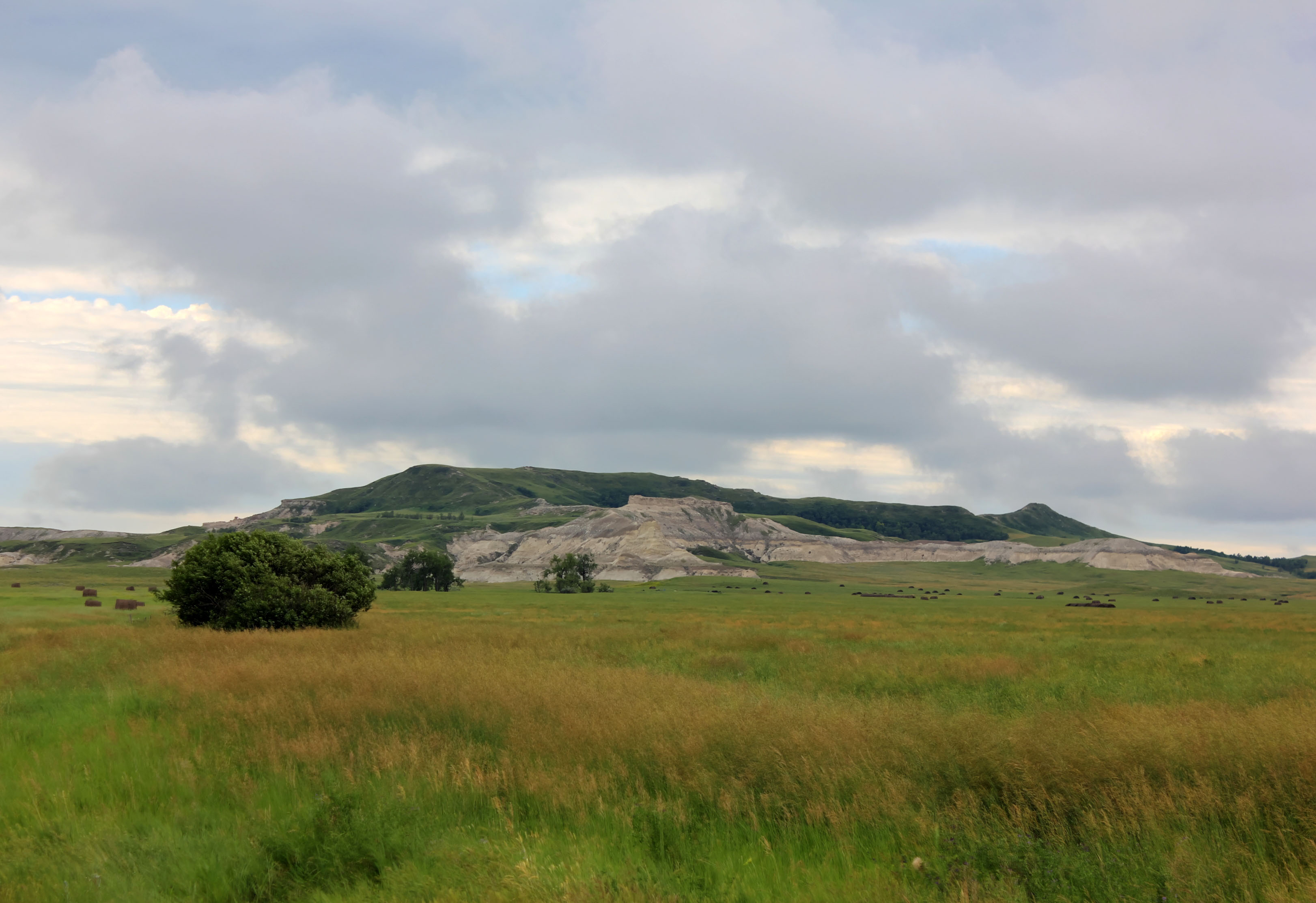 Far off view of White Butte