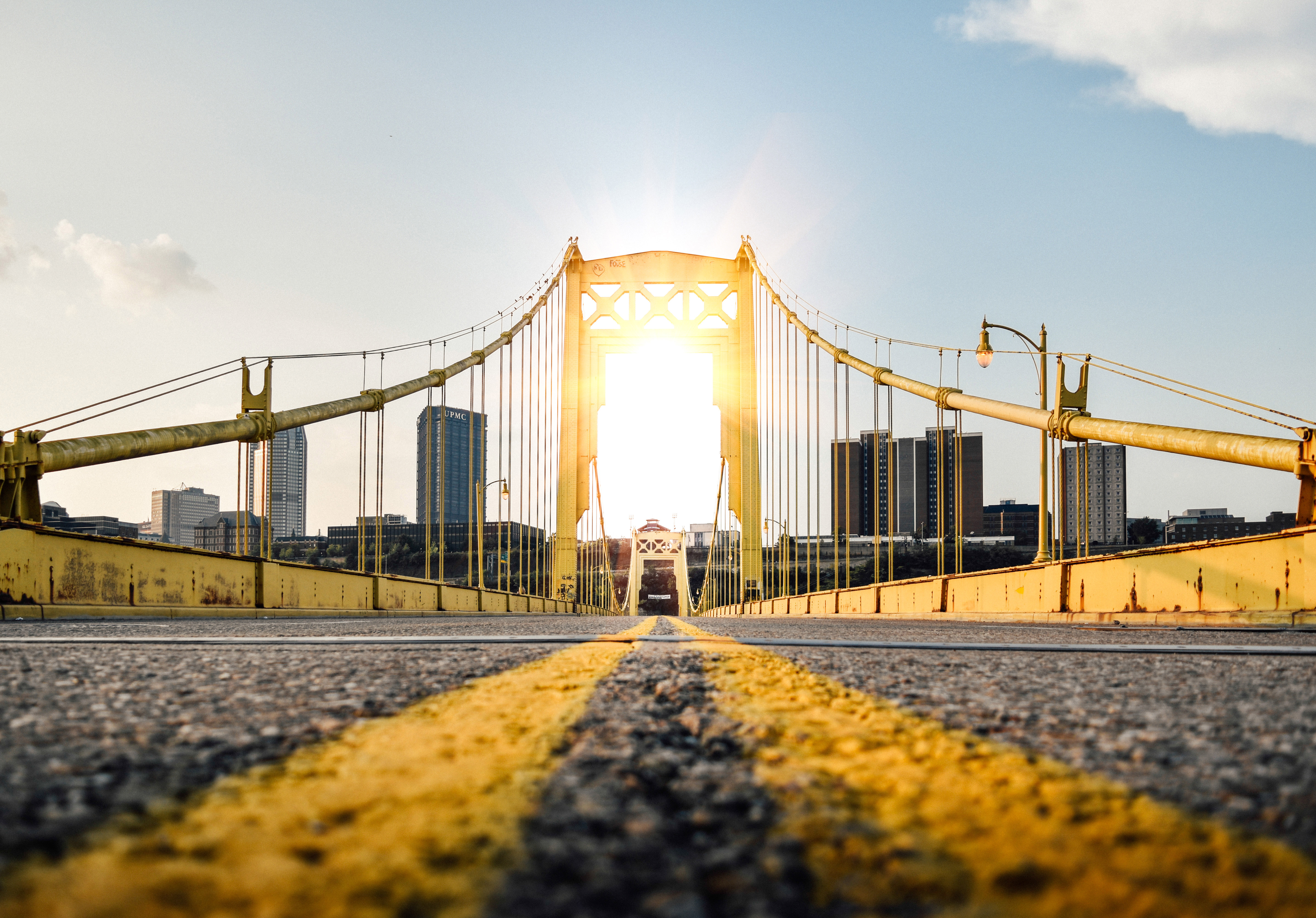 Free Stock Photo of 10th street bridge in Pittsburgh 