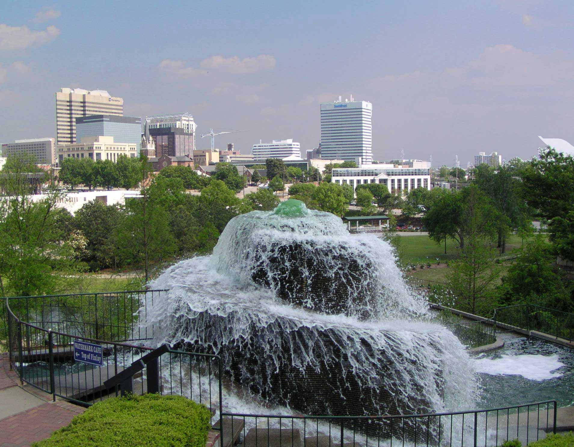 Finley Fountain And The City Of Columbia South Carolina Image Free 