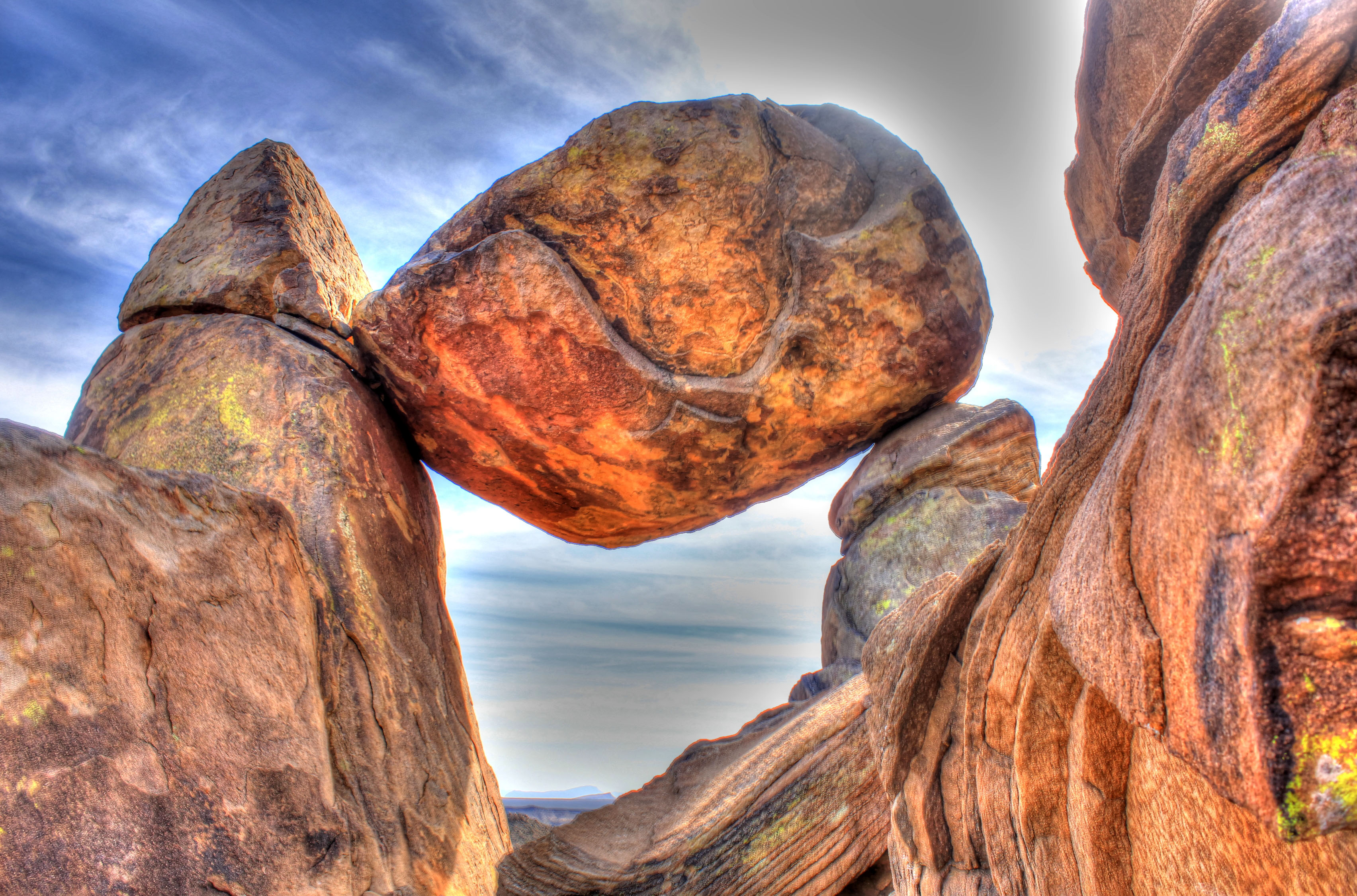 Balanced Rock  at Big  Bend National Park Texas image 