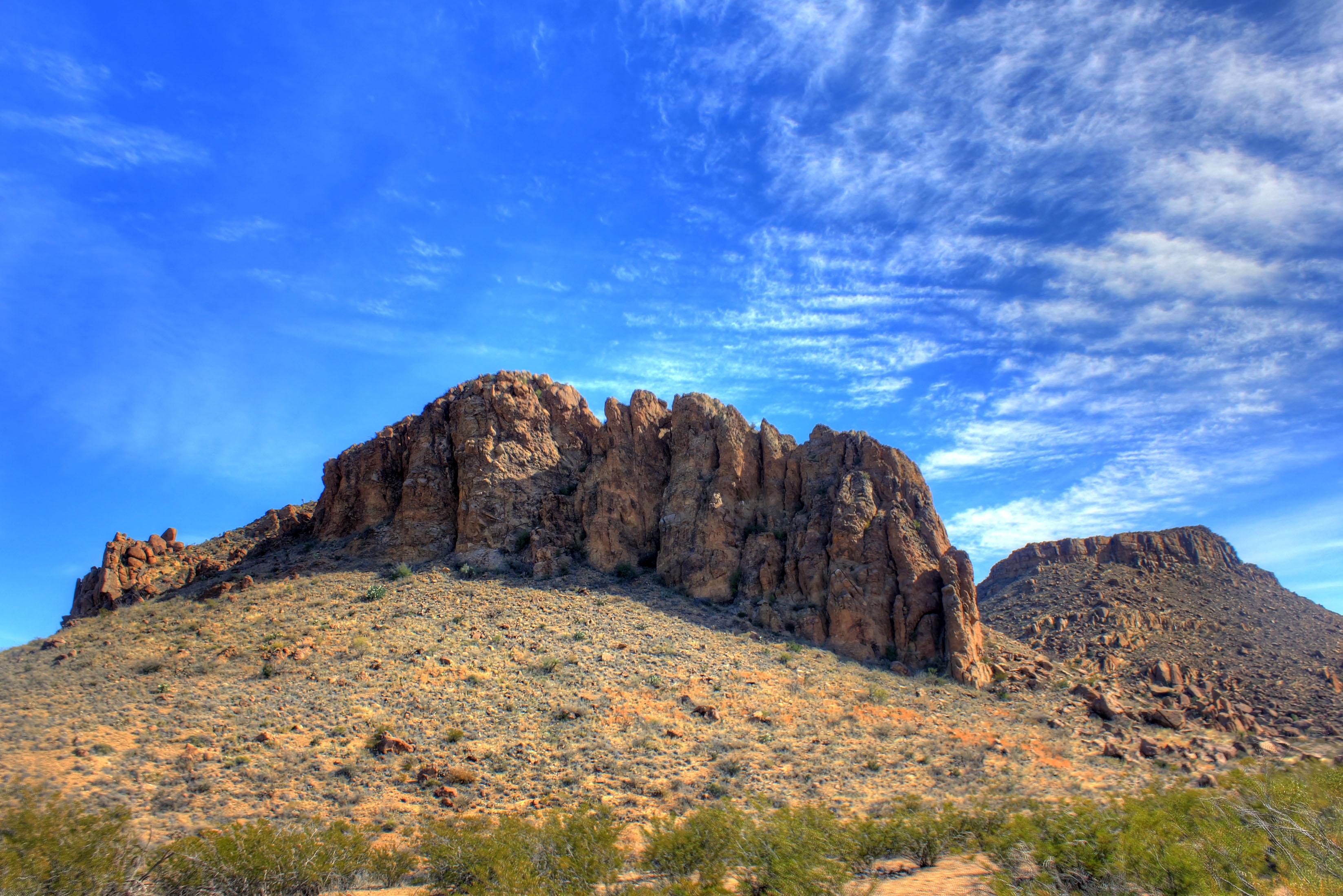 Desert, Hills, and Sky