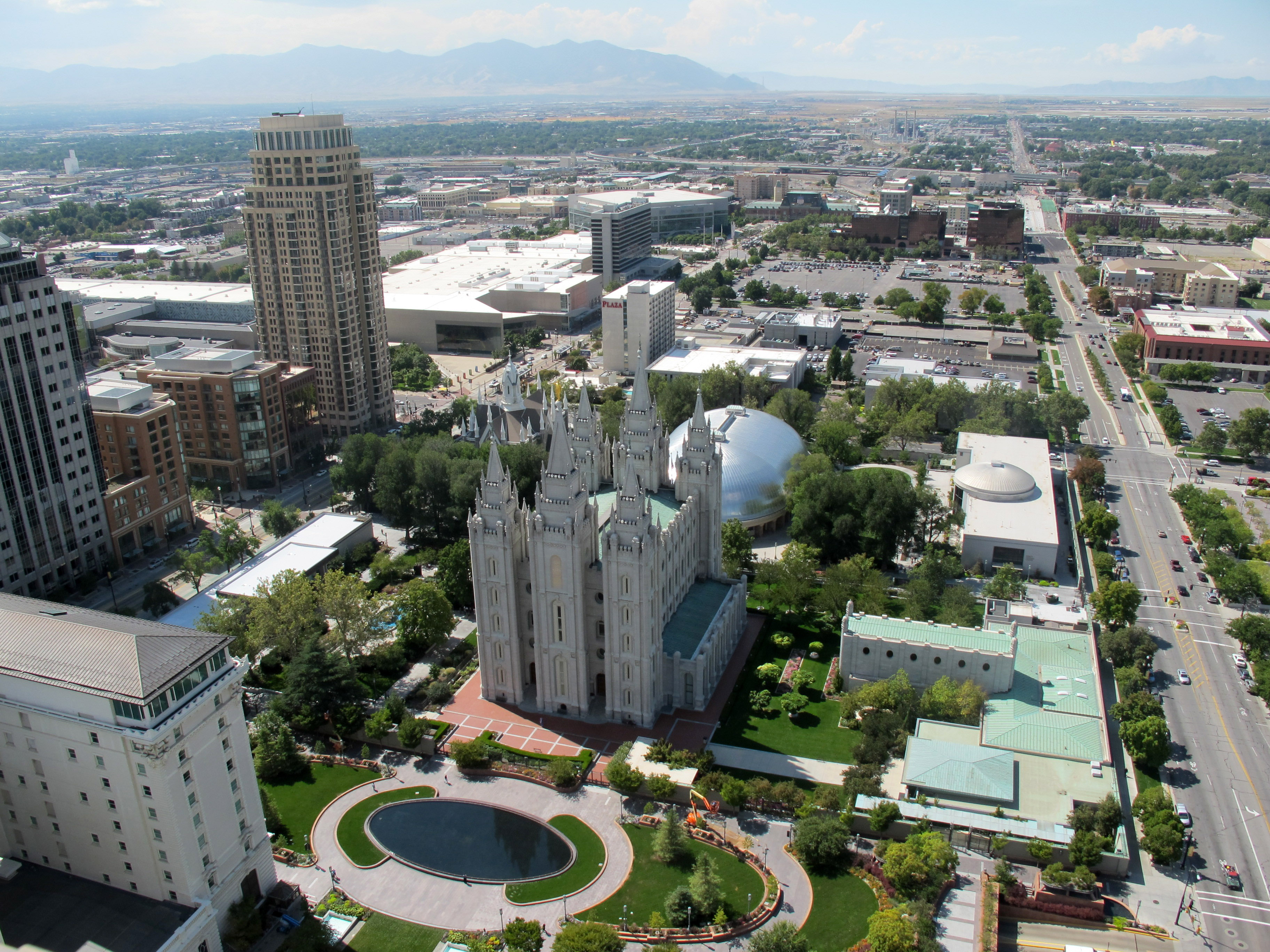 Cityscape in Salt Lake City, Utah free photo. 