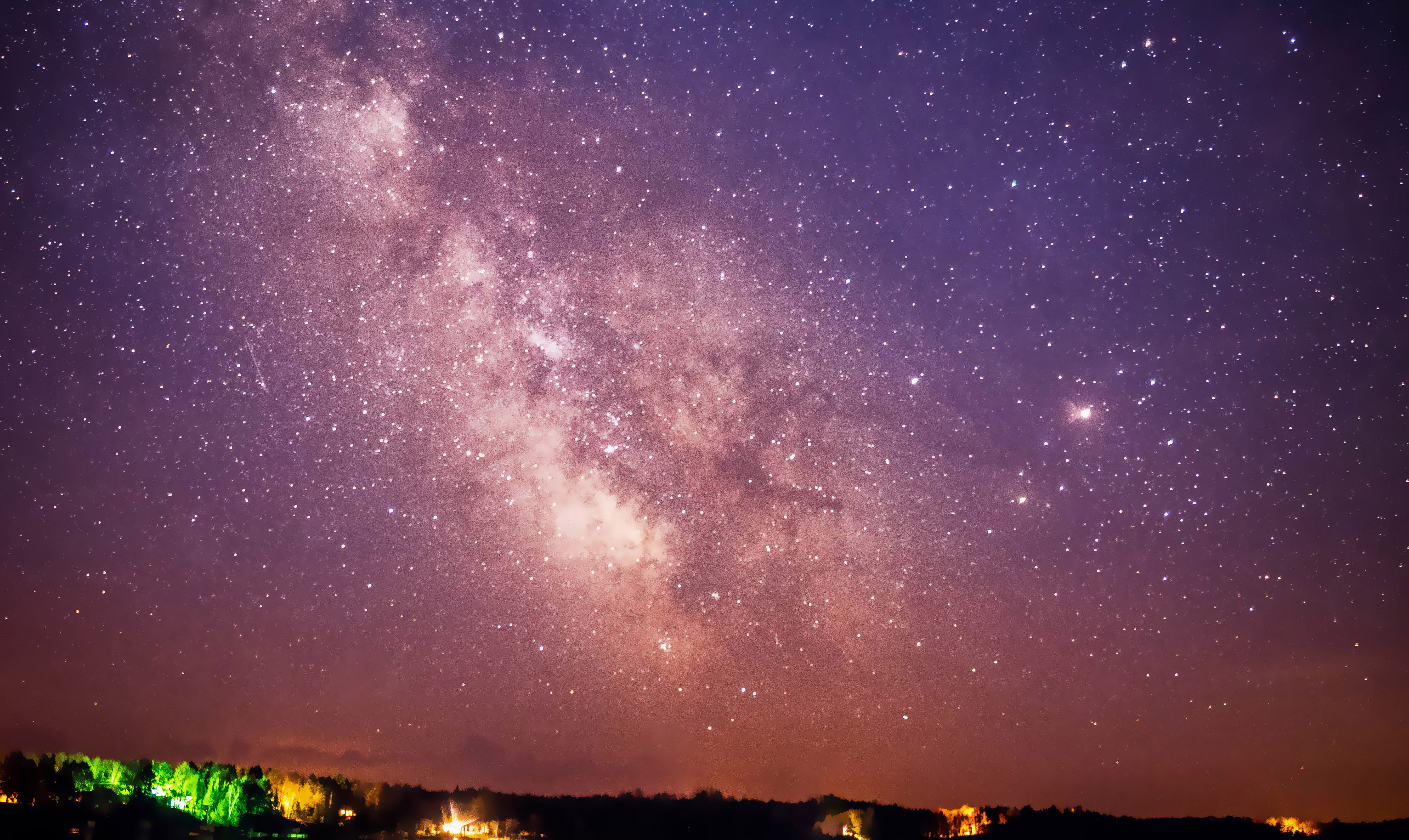 Starry Night Sky at Flambeau River State Forest