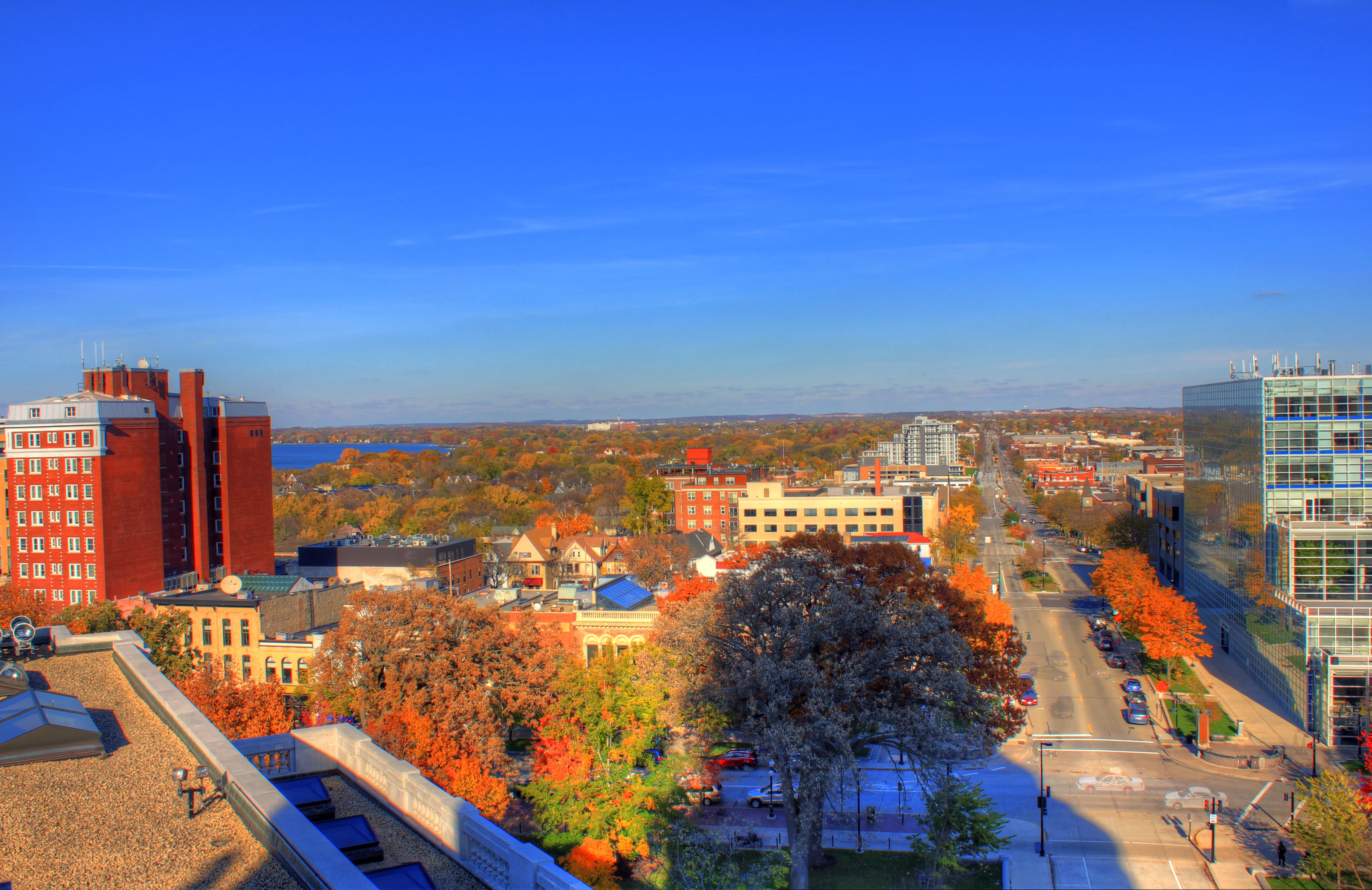 Autumn Colors from the Capitol in Madison, Wisconsin image - Free stock