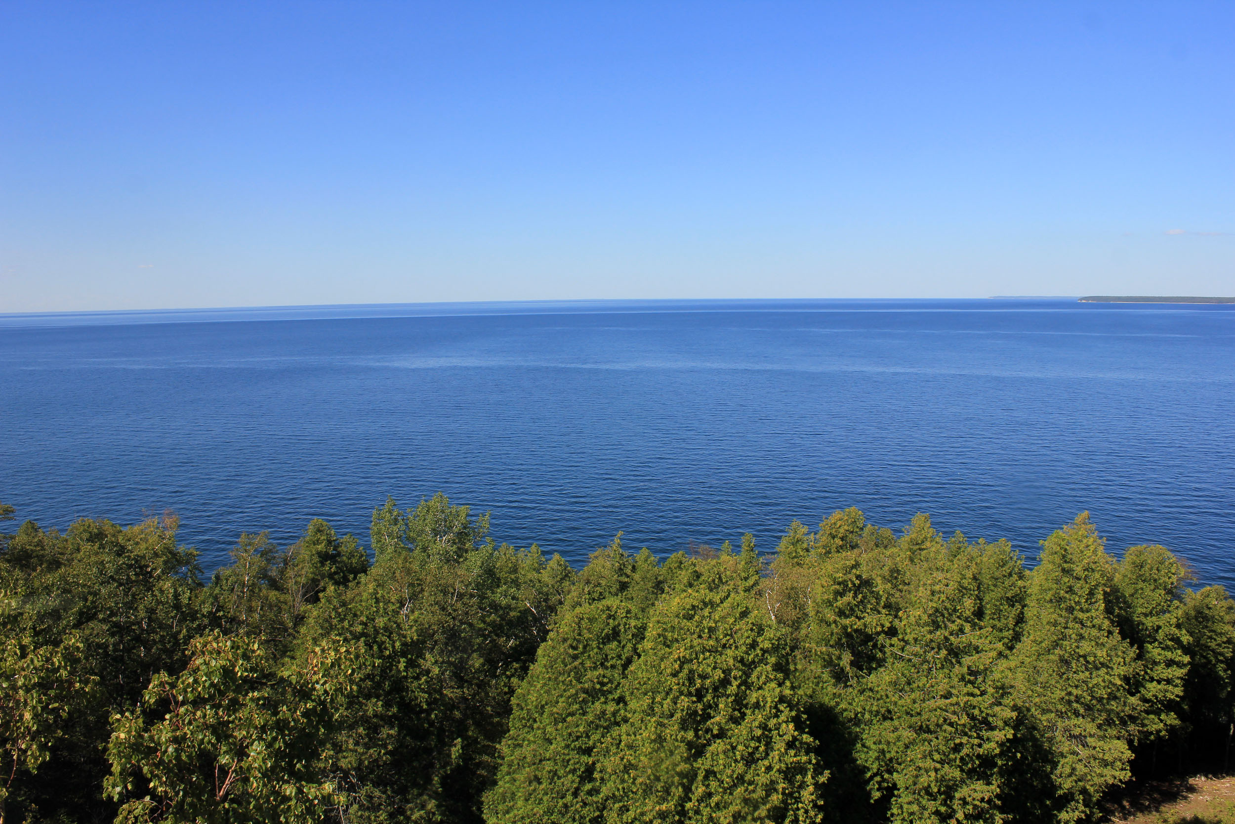 Lake Michigan view at Rock Island State Park, Wisconsin image Free