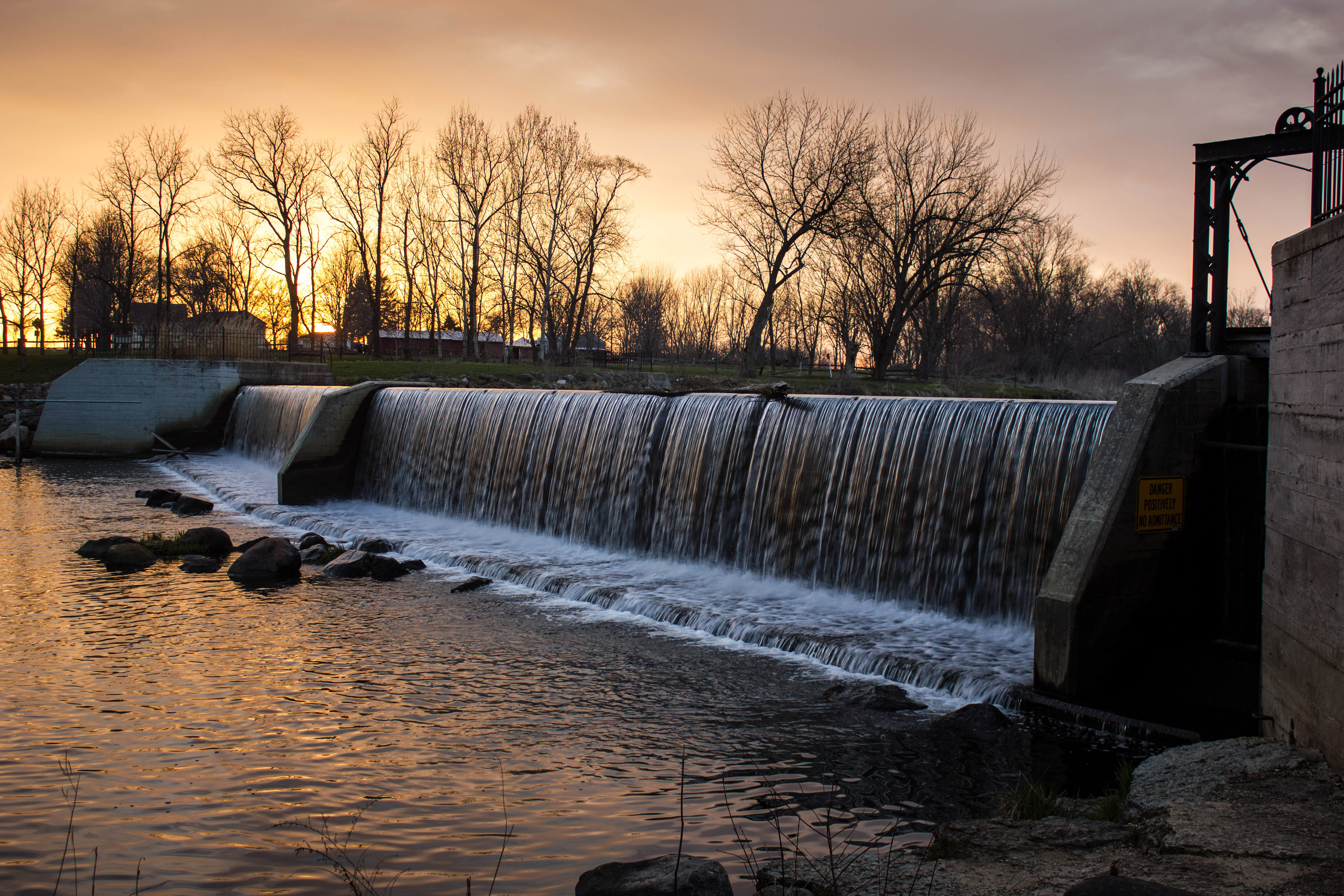 Sunset at the Mill