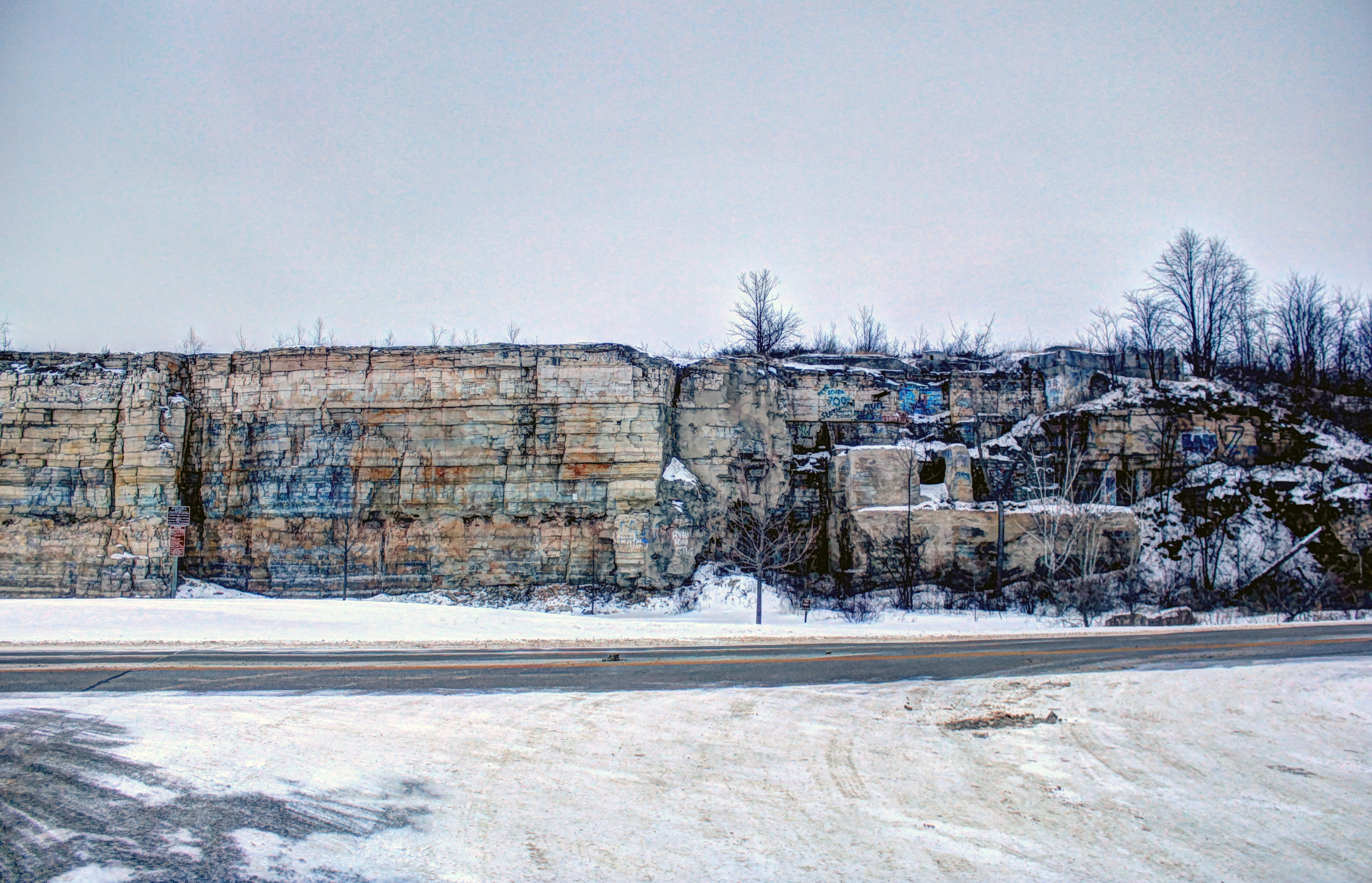 Rocks and cliffs