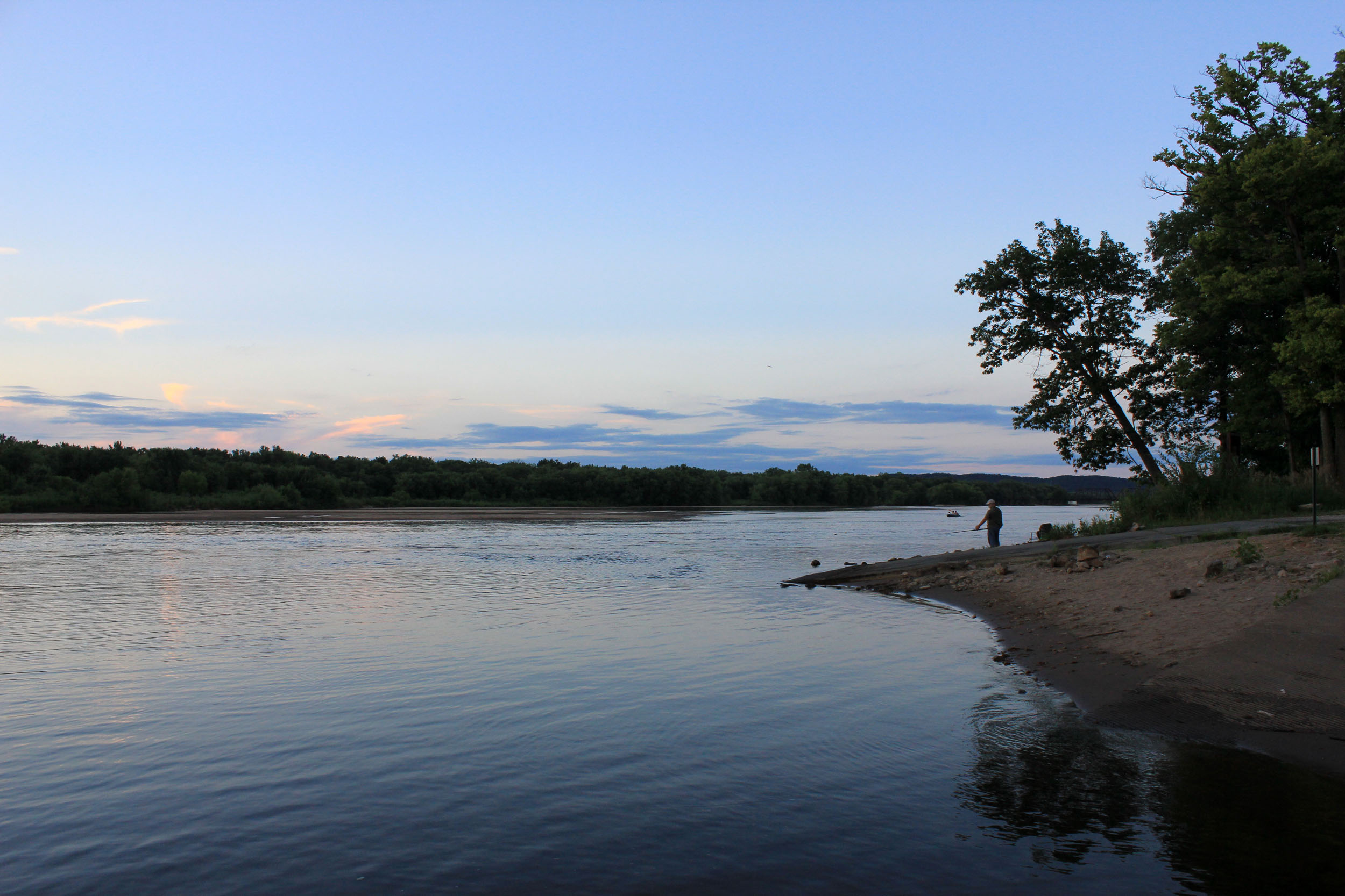 Wisconsin River at Dusk