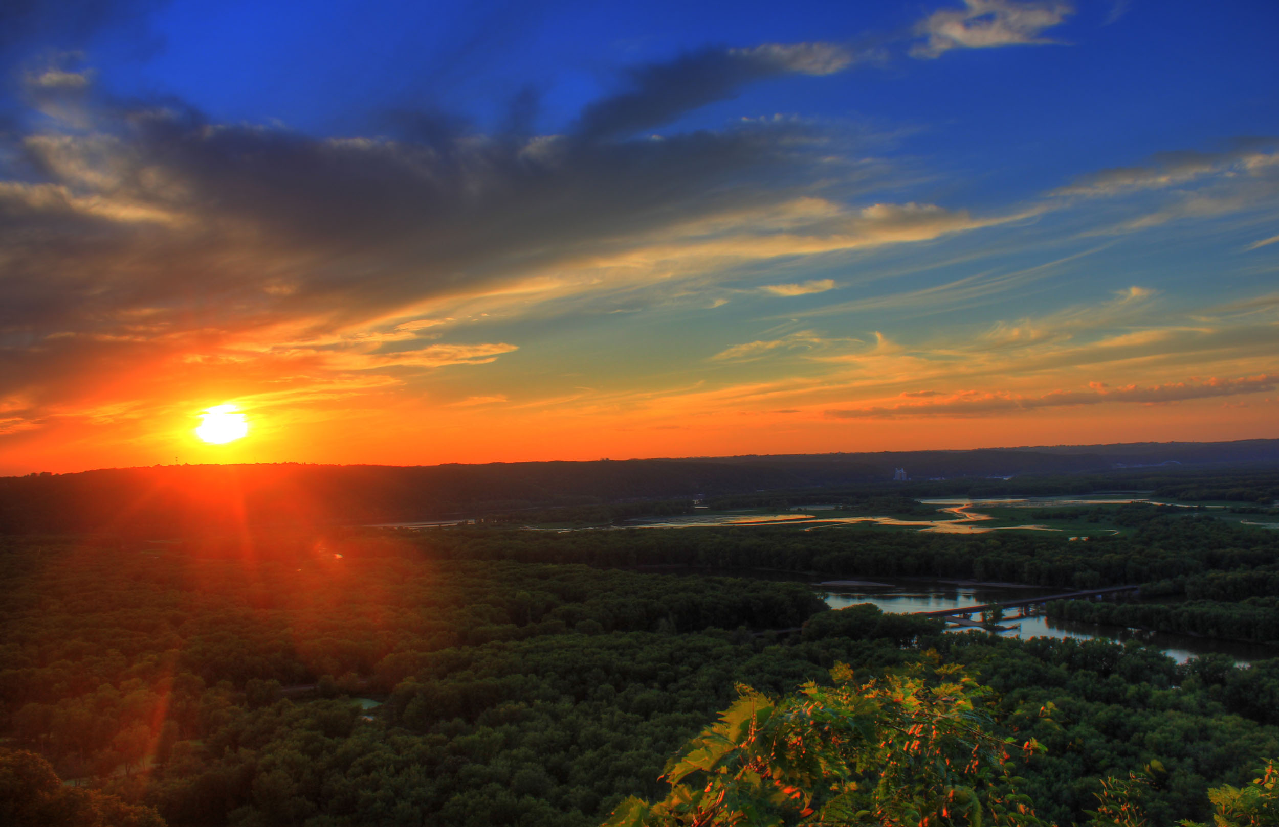 River Valley Sunset