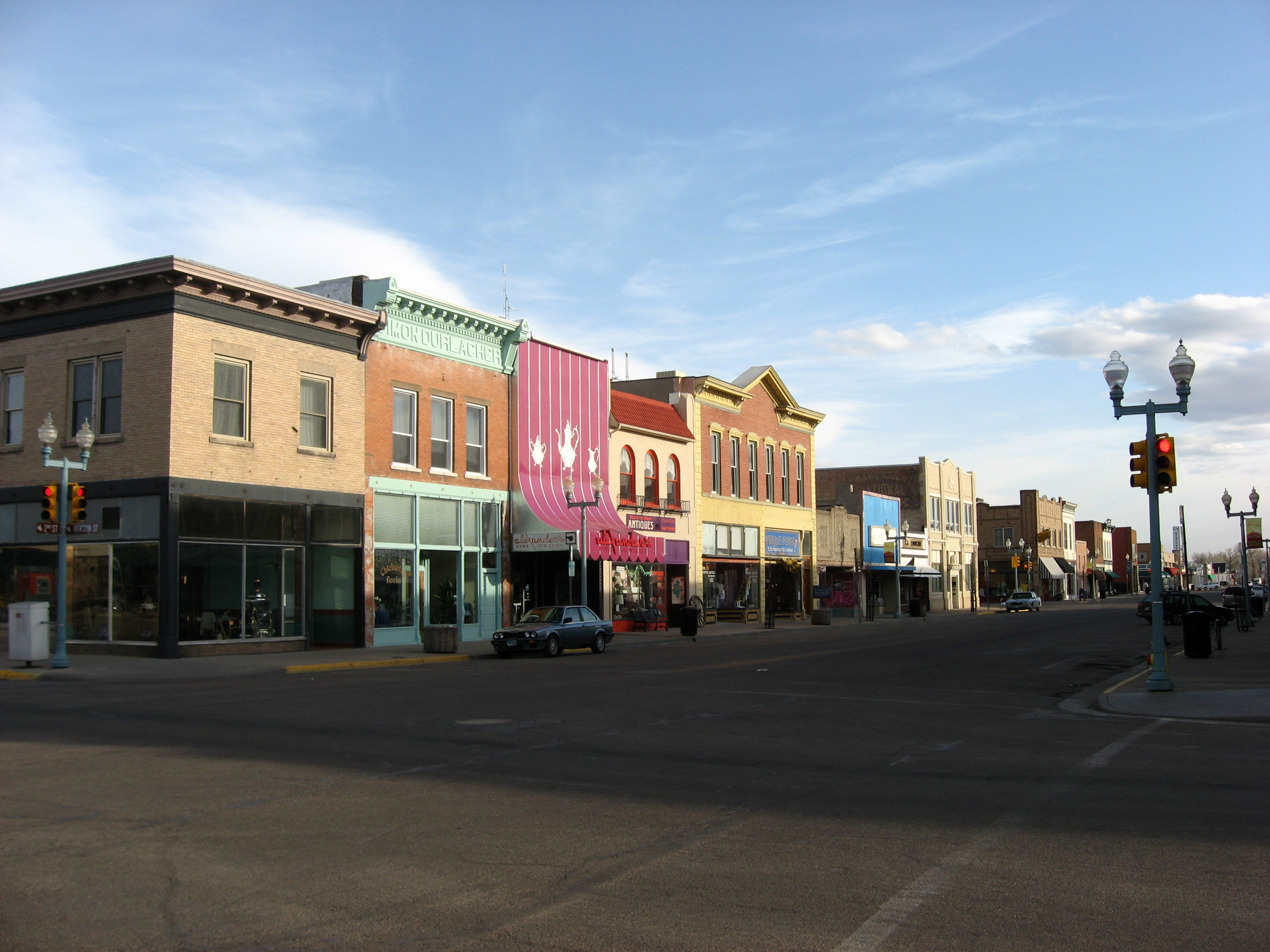Downtown Laramie Historic District in Wyoming free photo. 