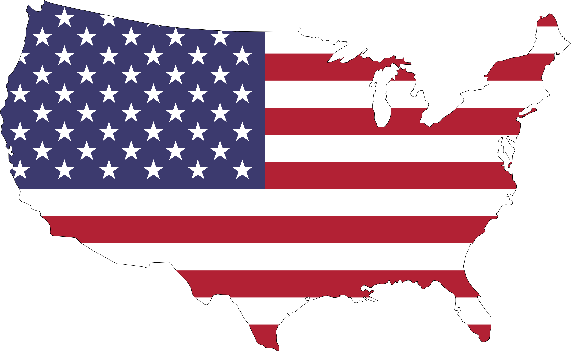 Download American Flag Country vector clipart image - Free stock ...