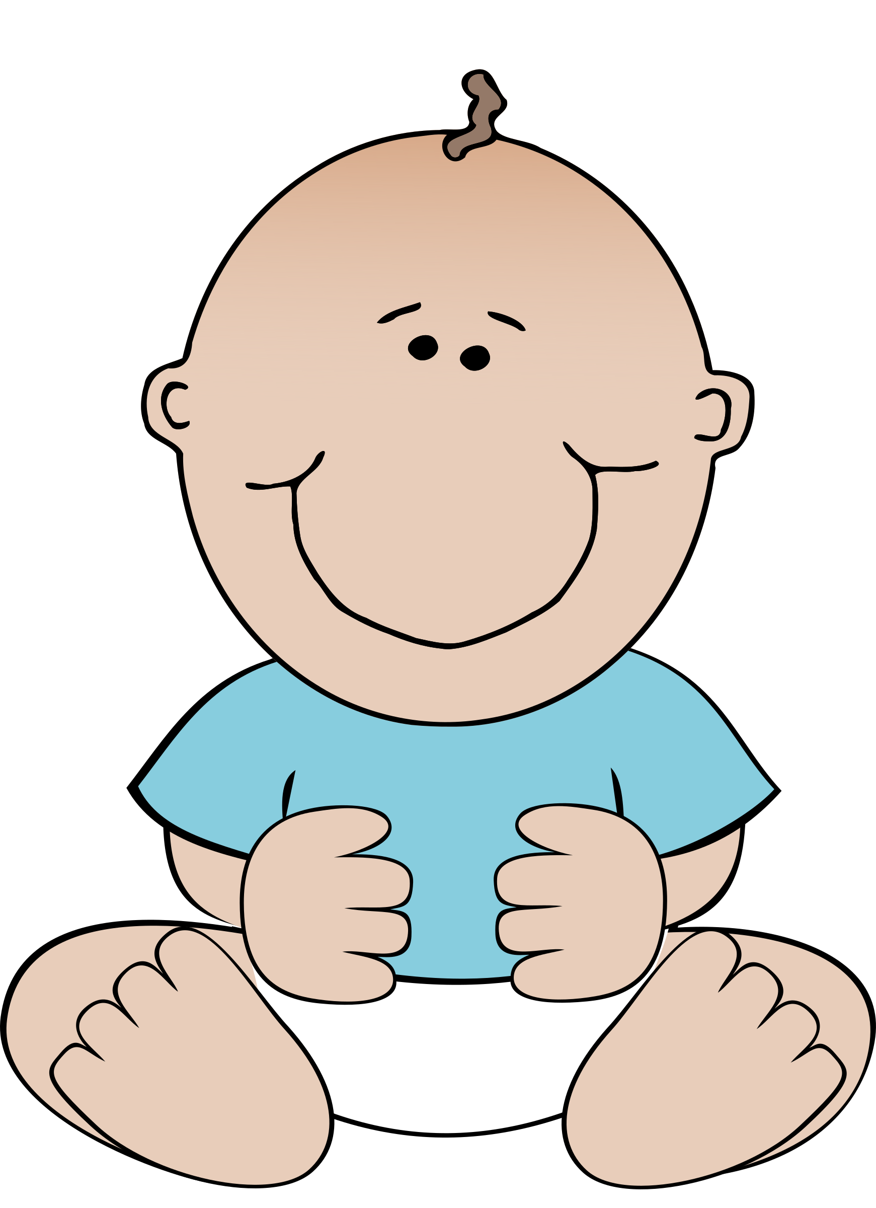Download Baby Boy Sitting Vector Clipart image - Free stock photo ...