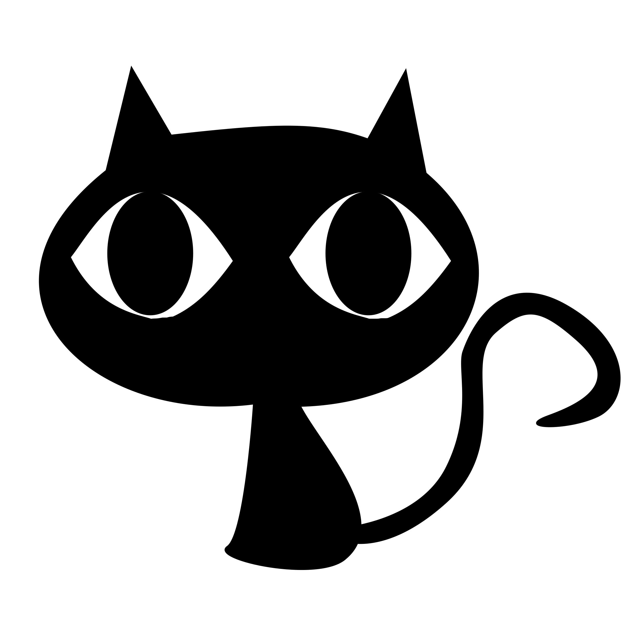 Black Cat Icon, Transparent Black Cat.PNG Images & Vector