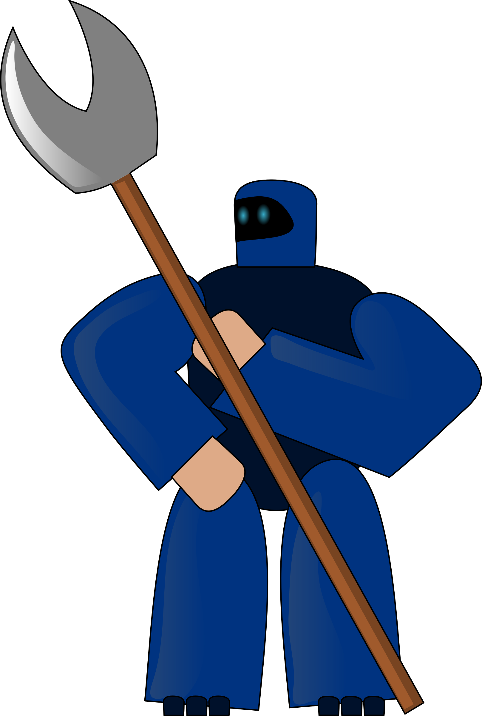 Download Blue Robot with Axe vector clipart image - Free stock ...