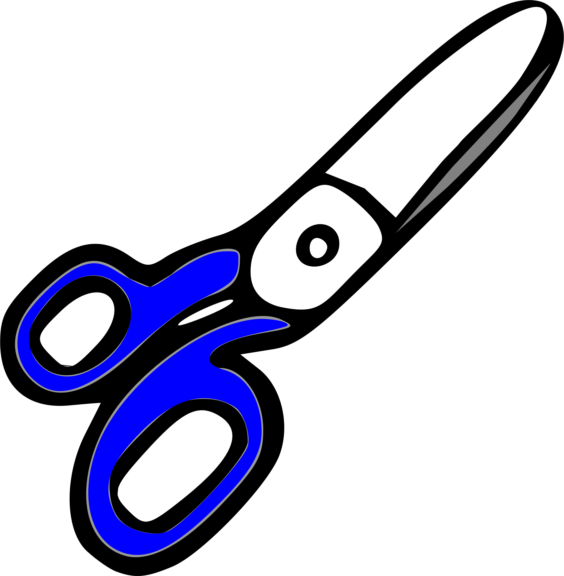 Blue Scissors PNG Clip Art - Best WEB Clipart