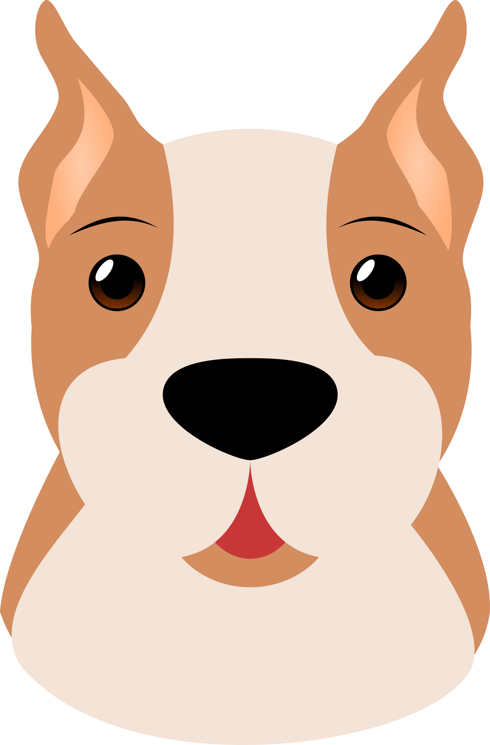 Boxer Dog Face Vector Clipart image - Free stock photo - Public Domain