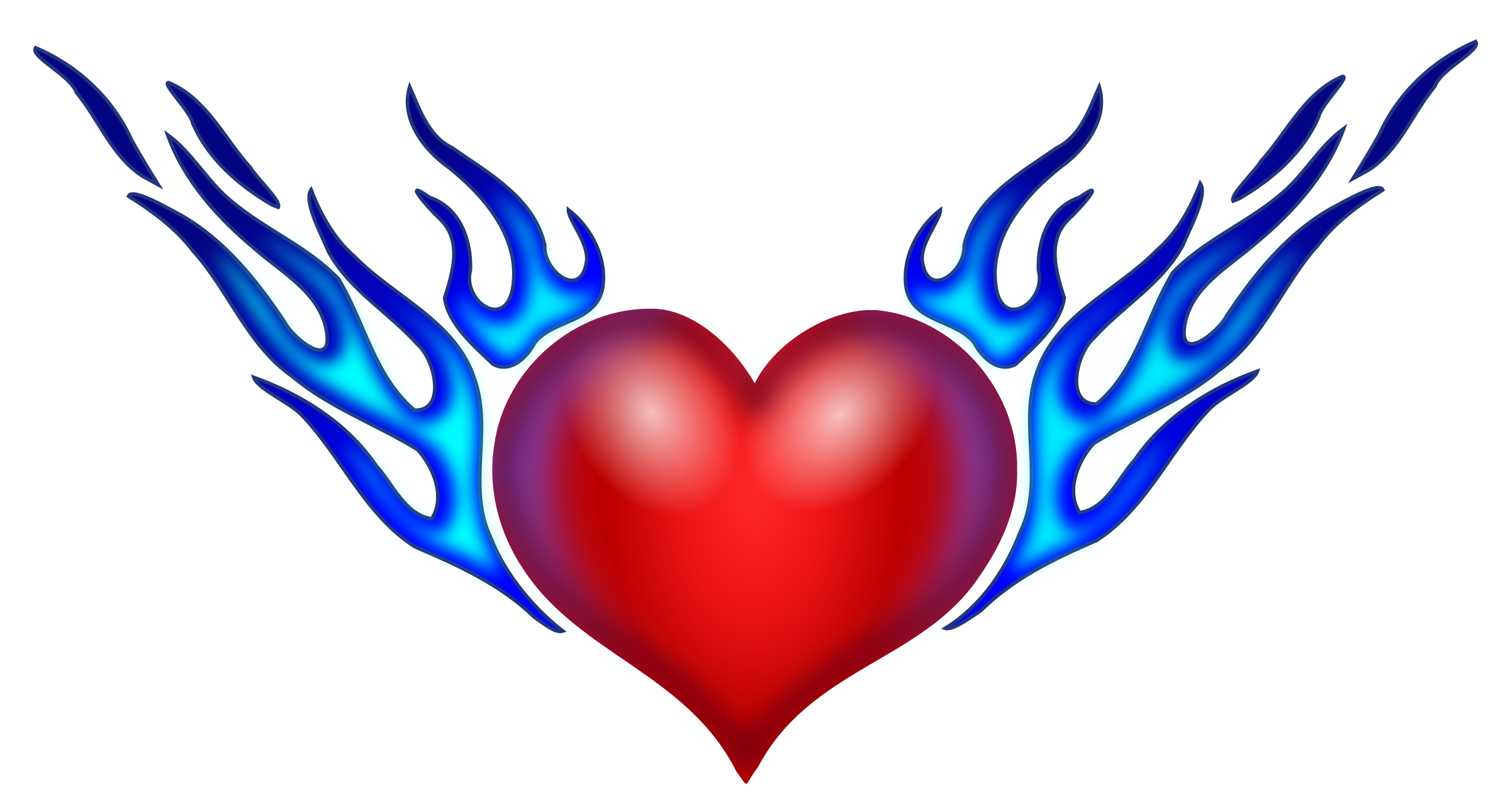 Download Burning Heart Vector Art image - Free stock photo - Public ...