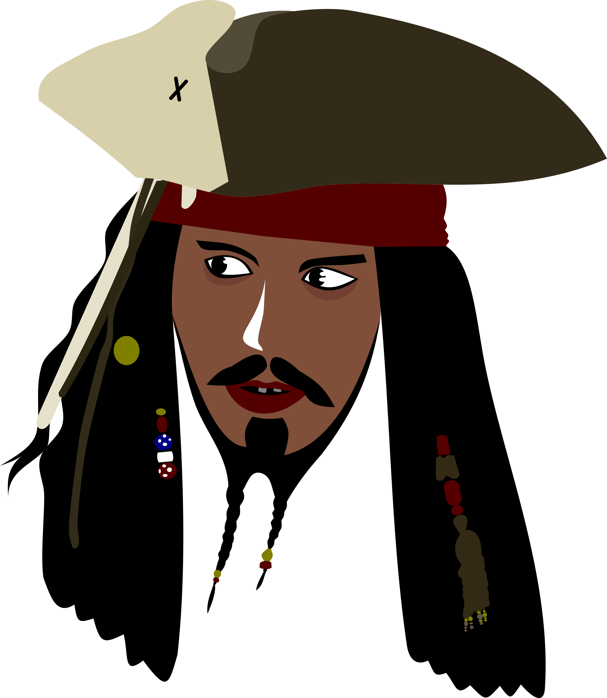 Captain Jack Sparrow Vector Clipart free photo. browse by category. 
